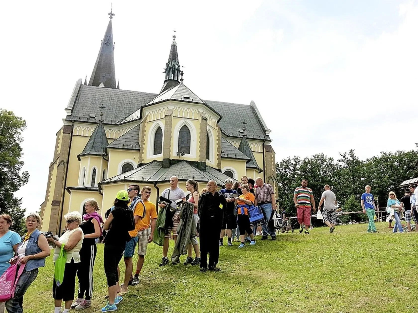 Na každoročnej levočskej púti sa stretávajú tisíce veriacich.
