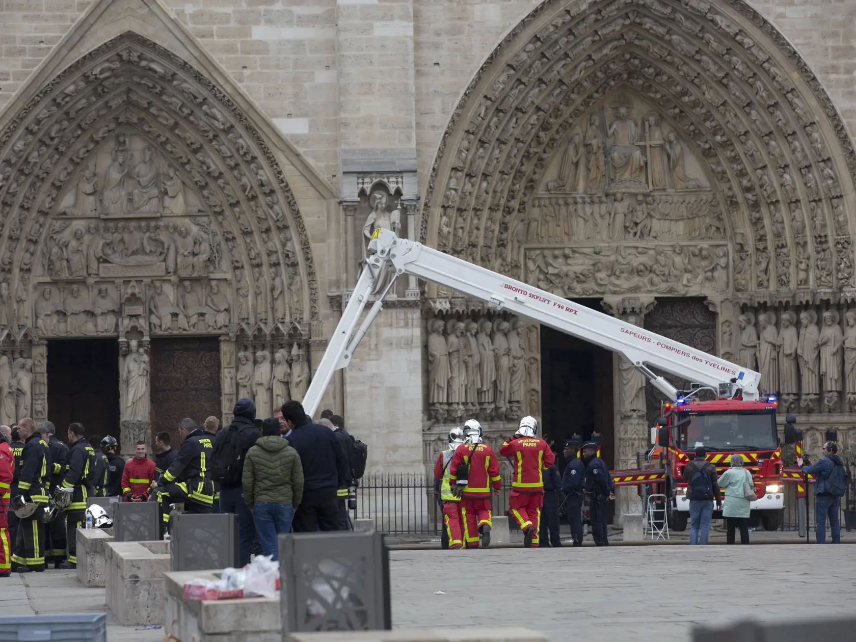 Požiar v katedrále Notre Dame v Paríži