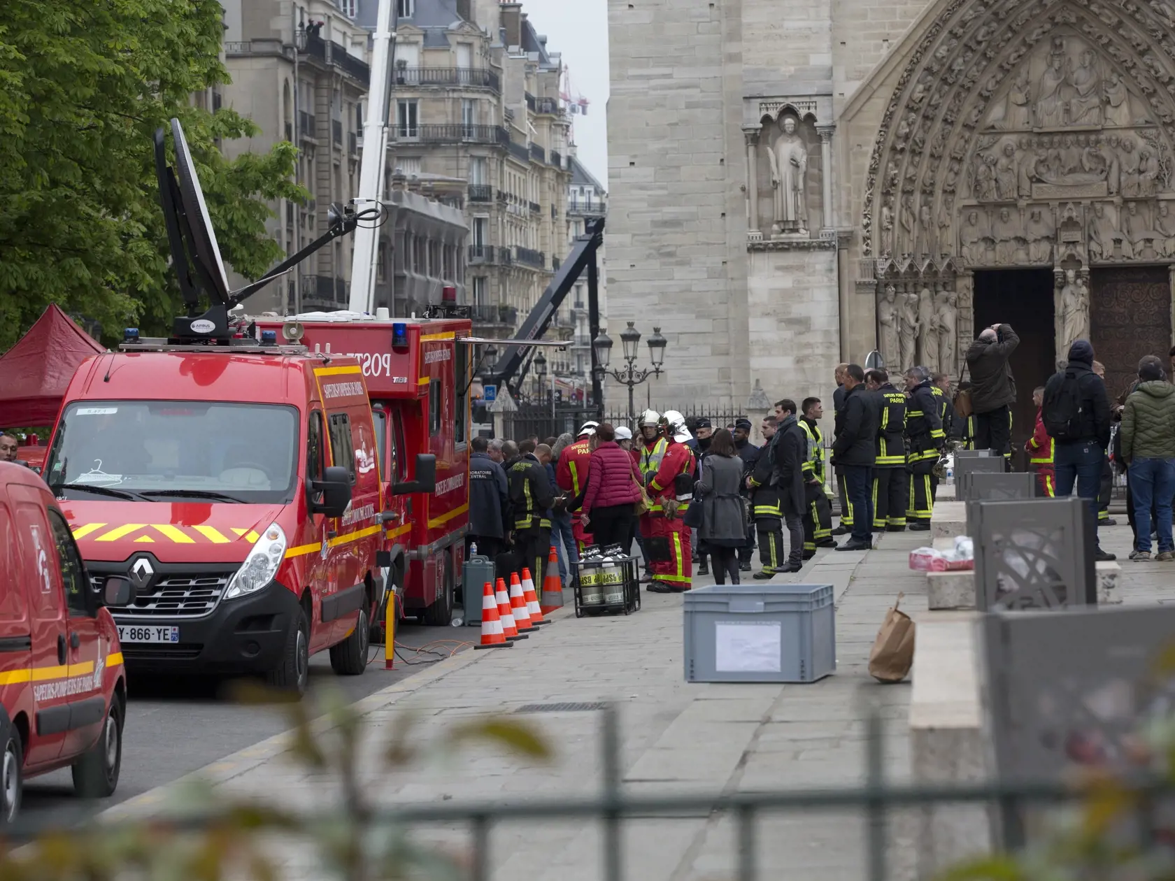 Požiar v katedrále Notre Dame v Paríži