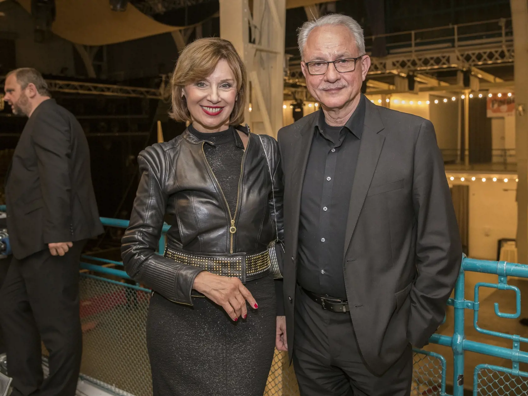 Na snímke Alena Heribanová a Jozef Heriban počas galavečera národných filmových cien Slnko v sieti.