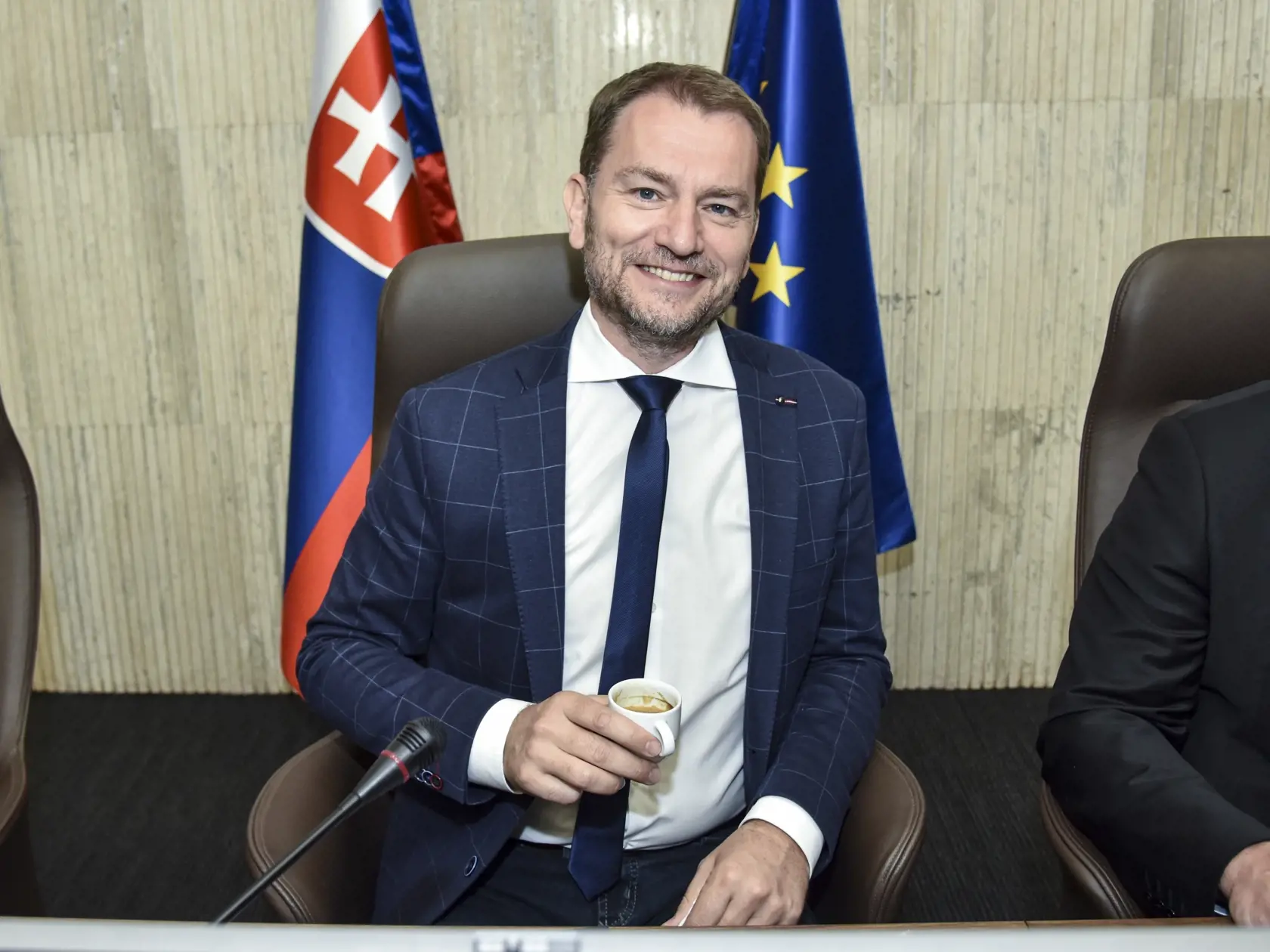 Na snímke predseda vlády SR Igor Matovič (OĽaNO) počas 28. schôdze vlády SR 8. júla 2020 v Bratislave. FOTO TASR - Pavol Zachar