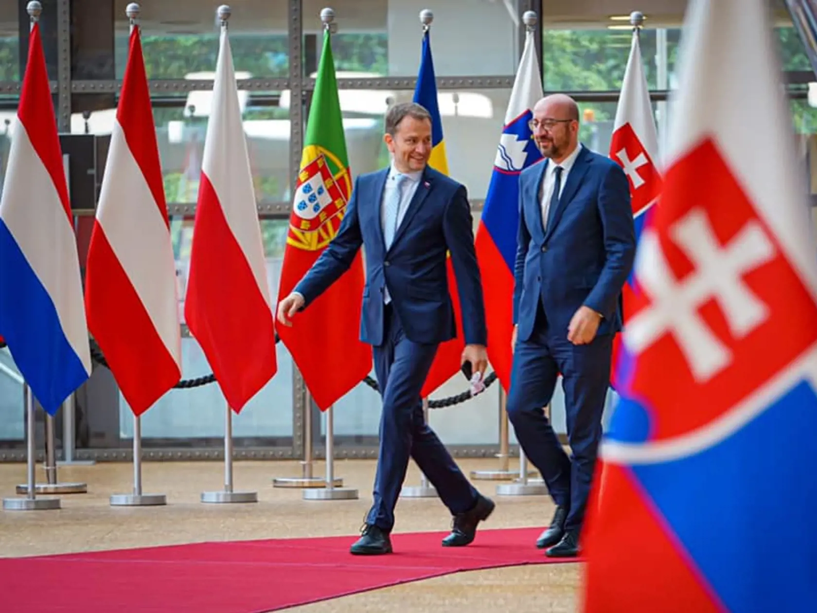 Igor Matovič - rozpočtový samit v Bruseli (júl. 2020)