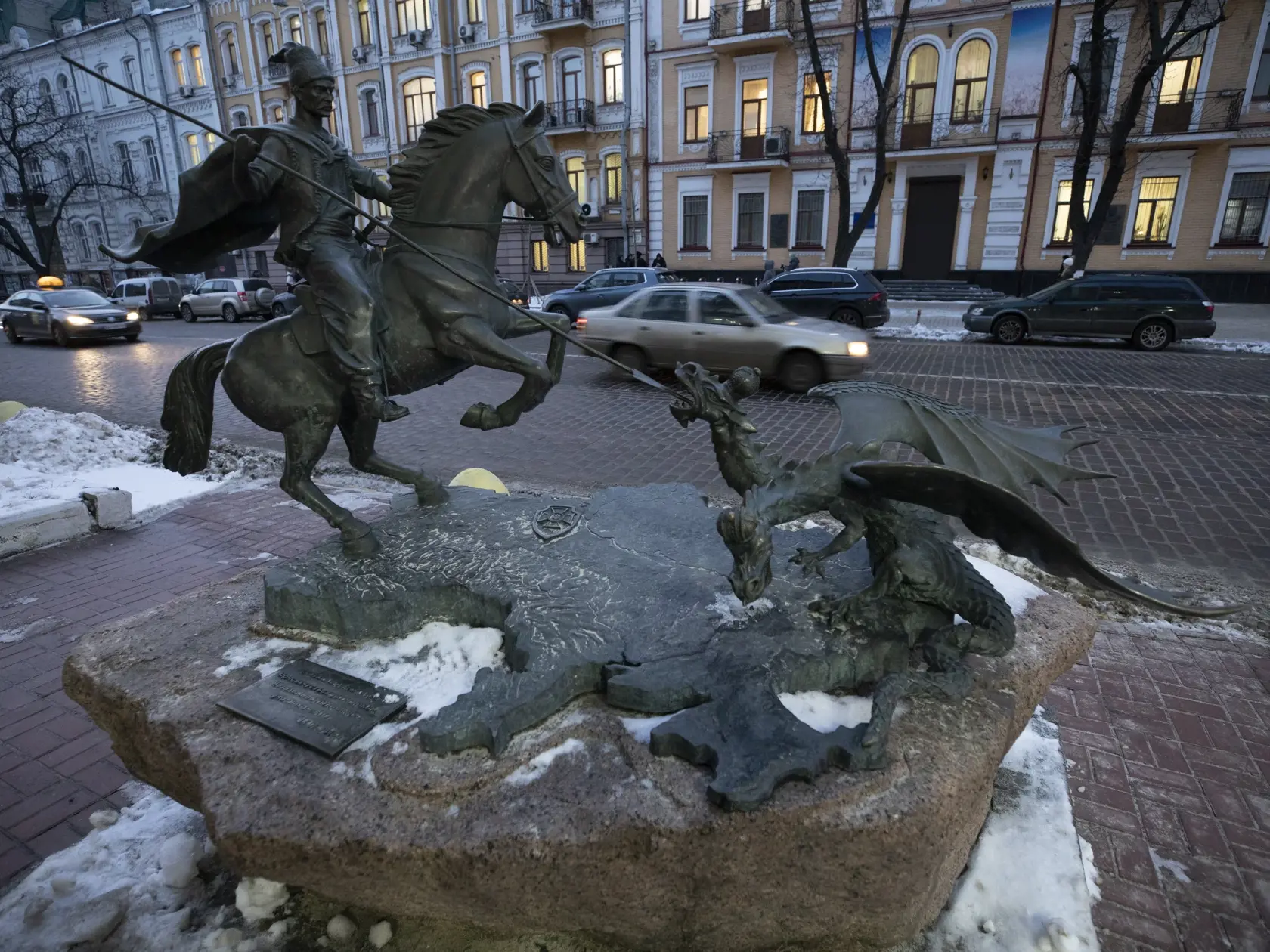 Ukrajina v napätej situácii v konflikte s Ruskom. Na snímke Kyjev.