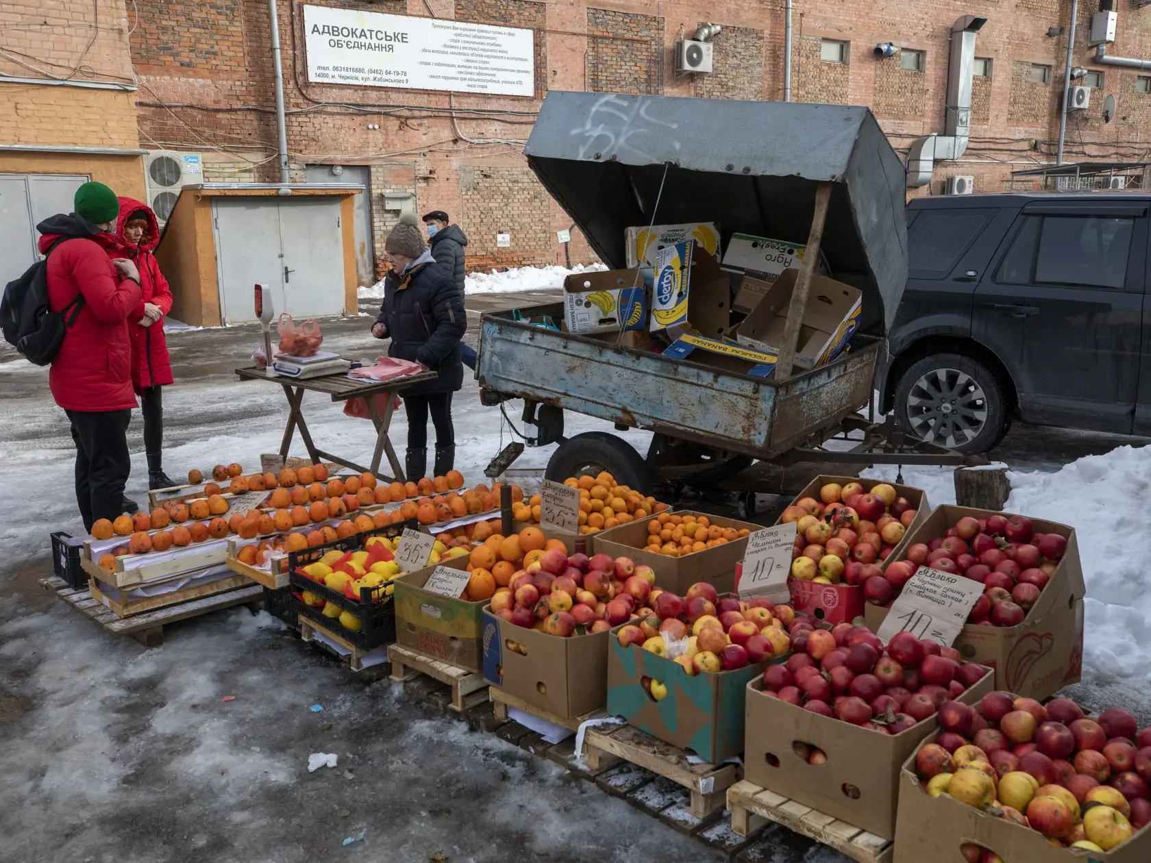 Ukrajina v napätej situácii v konflikte s Ruskom. Na snímke mesto Černigov blízko hraníc s Bieloruskom.