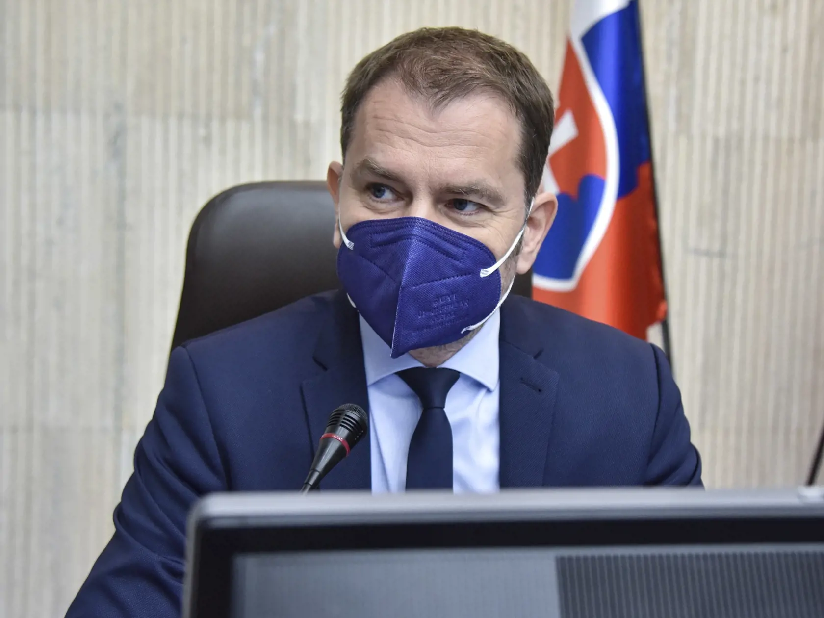 Na snímke podpredseda vlády SR a minister financií SR Igor Matovič (OĽANO) počas 13. rokovania vlády SR 26. mája 2021 v Bratislave. FOTO TASR - Pavol Zachar