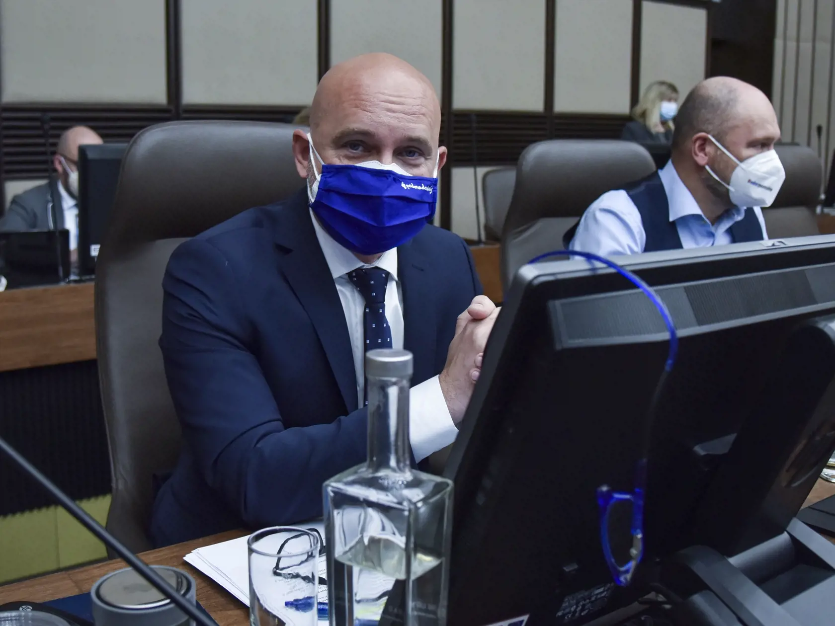Na snímke minister školstva, vedy, výskumu a športu SR Branislav Gröhling (SaS) počas 13. rokovania vlády SR 26. mája 2021 v Bratislave. FOTO TASR - Pavol Zachar