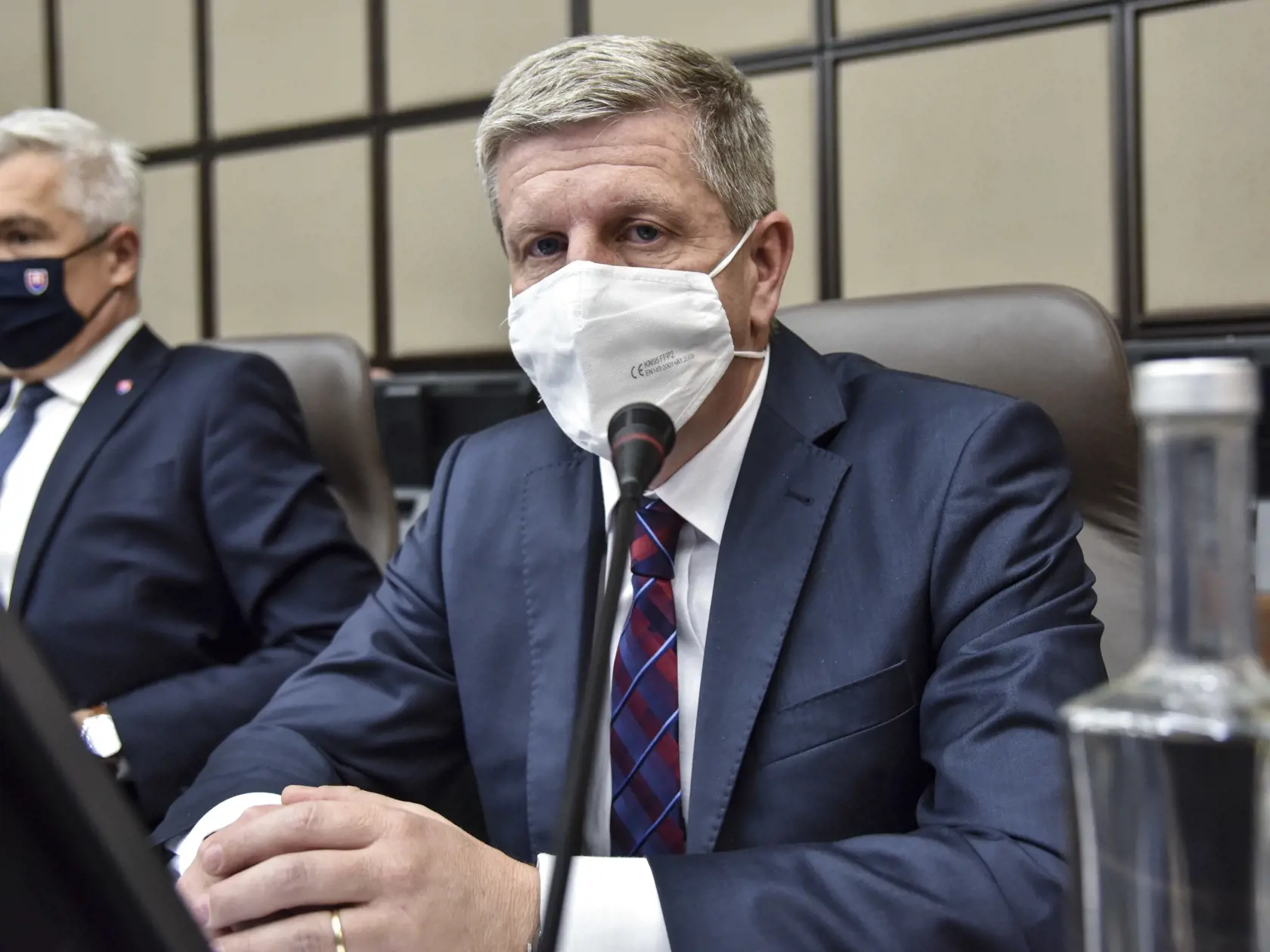 Na snímke minister zdravotníctva SR Vladimír Lengvarský (nominant OĽANO) počas 13. rokovania vlády SR 26. mája 2021 v Bratislave. FOTO TASR - Pavol Zachar