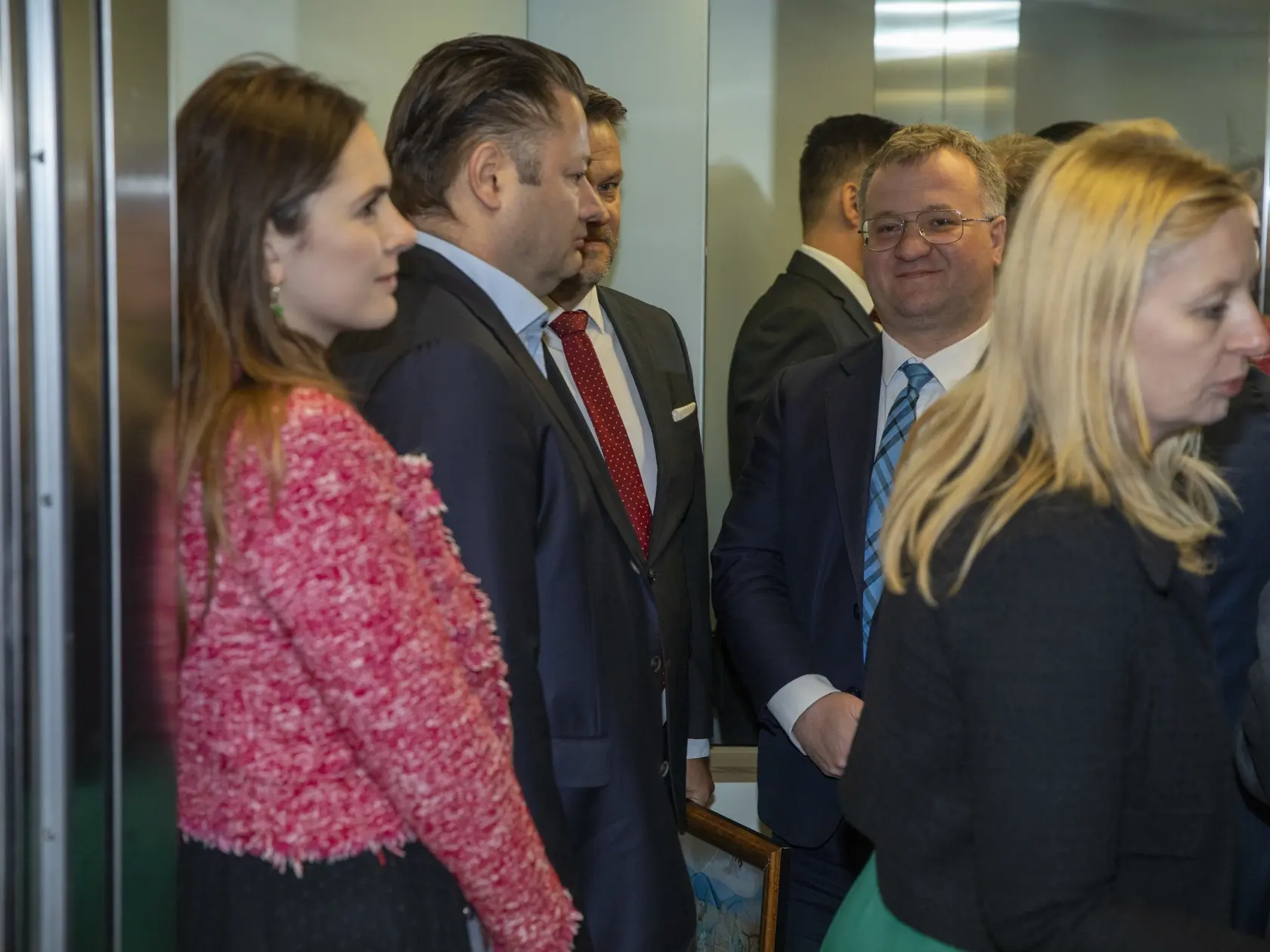 Na snimke je príchod nového ministra investícií, regionálneho rozvoja a informatizácie, MIRRI, Samuela Migaľa.