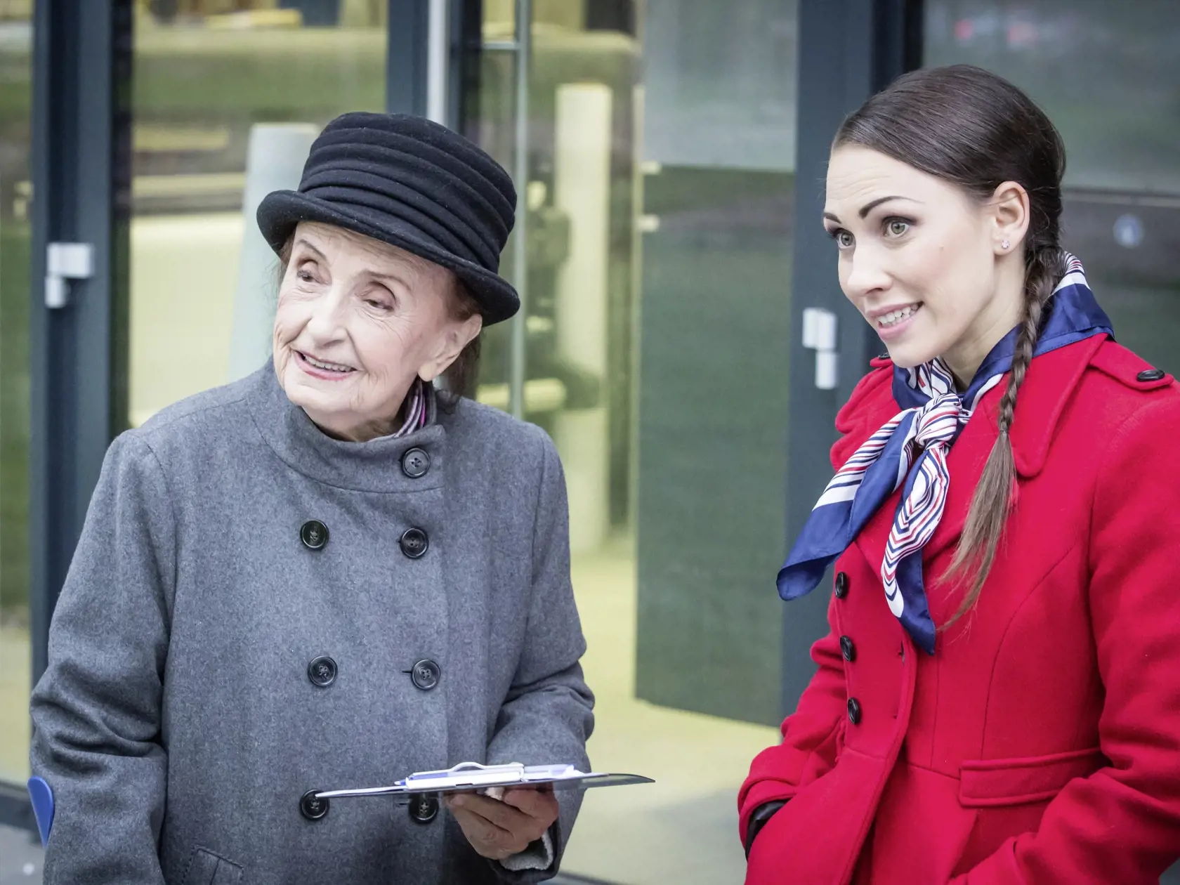 Dominika Žiaranová s Evou Rysovou