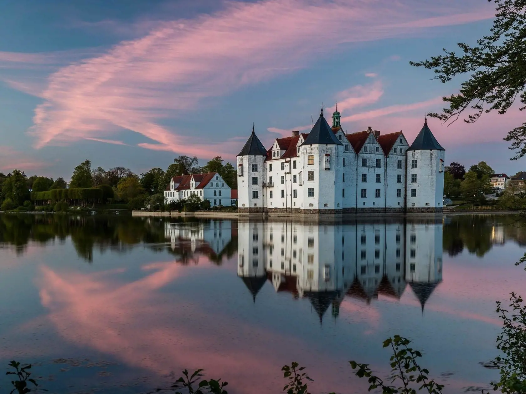 Zámok Glücksburg.