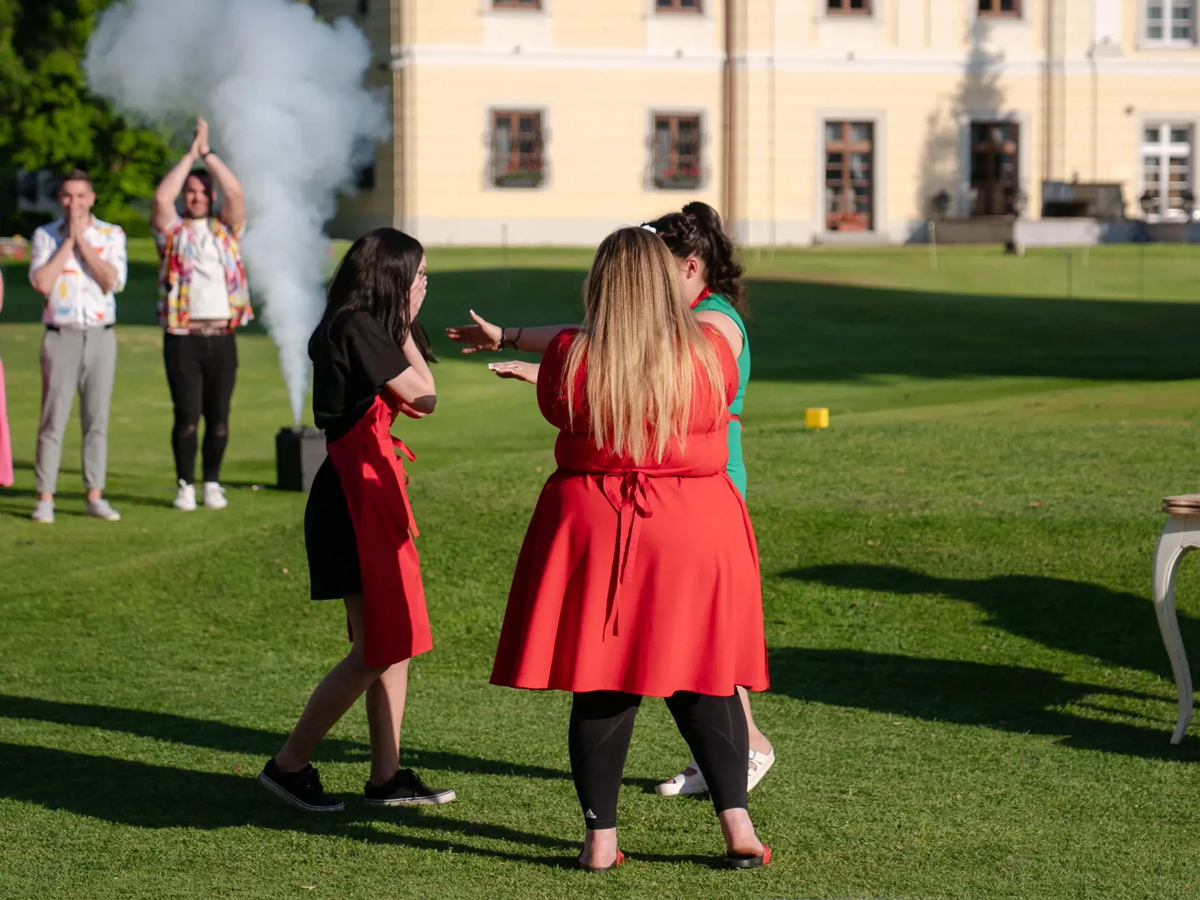 To bolo radosti z víťazstva! "Možno taká nádej tam bola, ale keď to človek počuje naživo, je to neuvieriteľné. Strašne sa teším..., je to neopísateľný pocit," hovorí dojatá Timi.