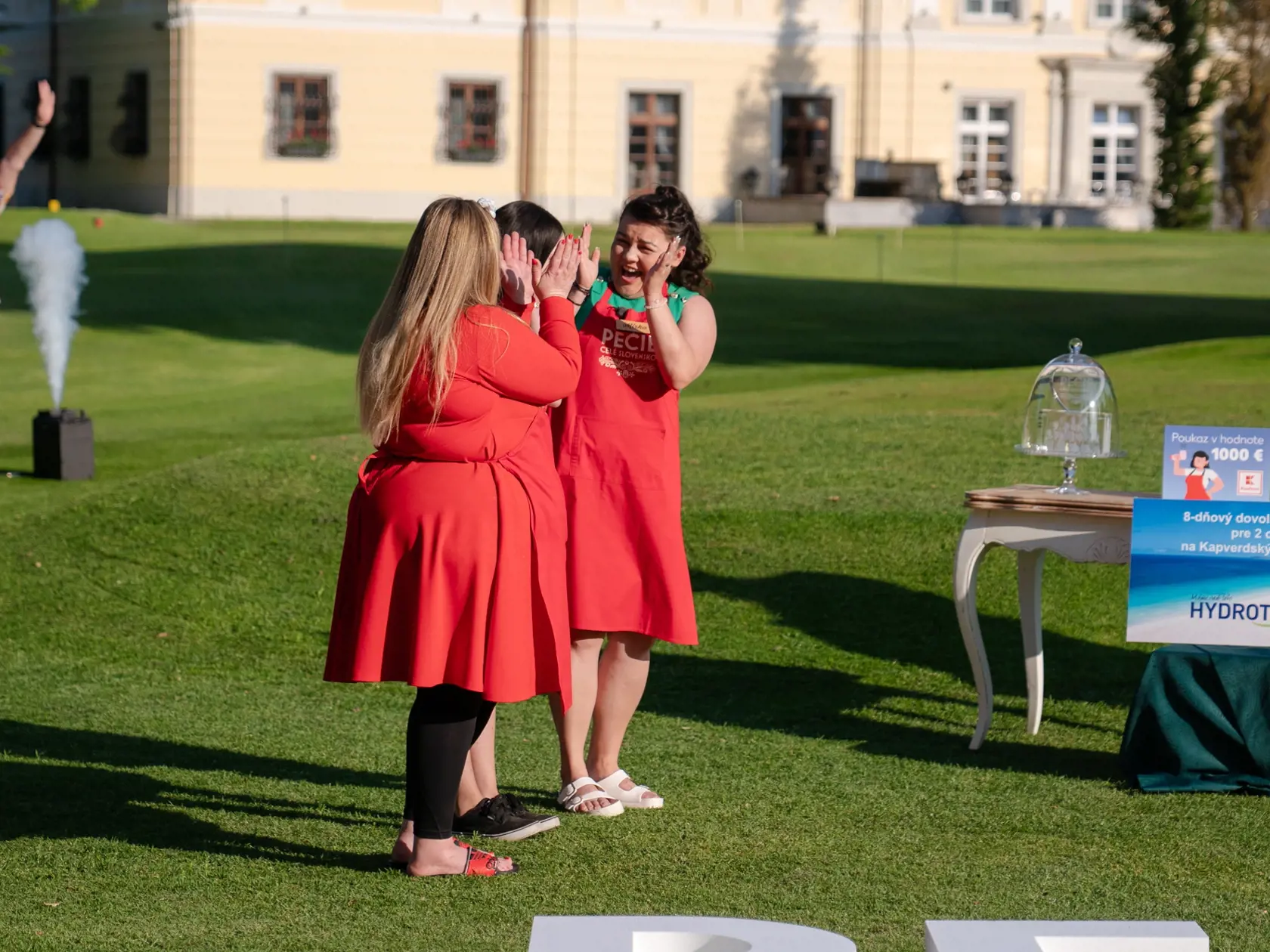 To bolo radosti z víťazstva! "Možno taká nádej tam bola, ale keď to človek počuje naživo, je to neuvieriteľné. Strašne sa teším..., je to neopísateľný pocit," hovorí dojatá Timi.