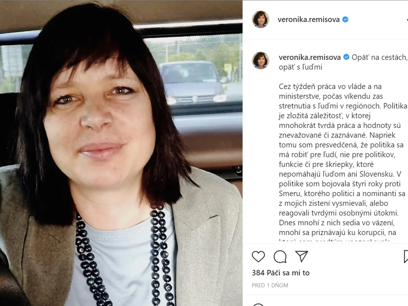 Veronika Remišová je z vnútrostraníckych bojov unavená a sklamaná.