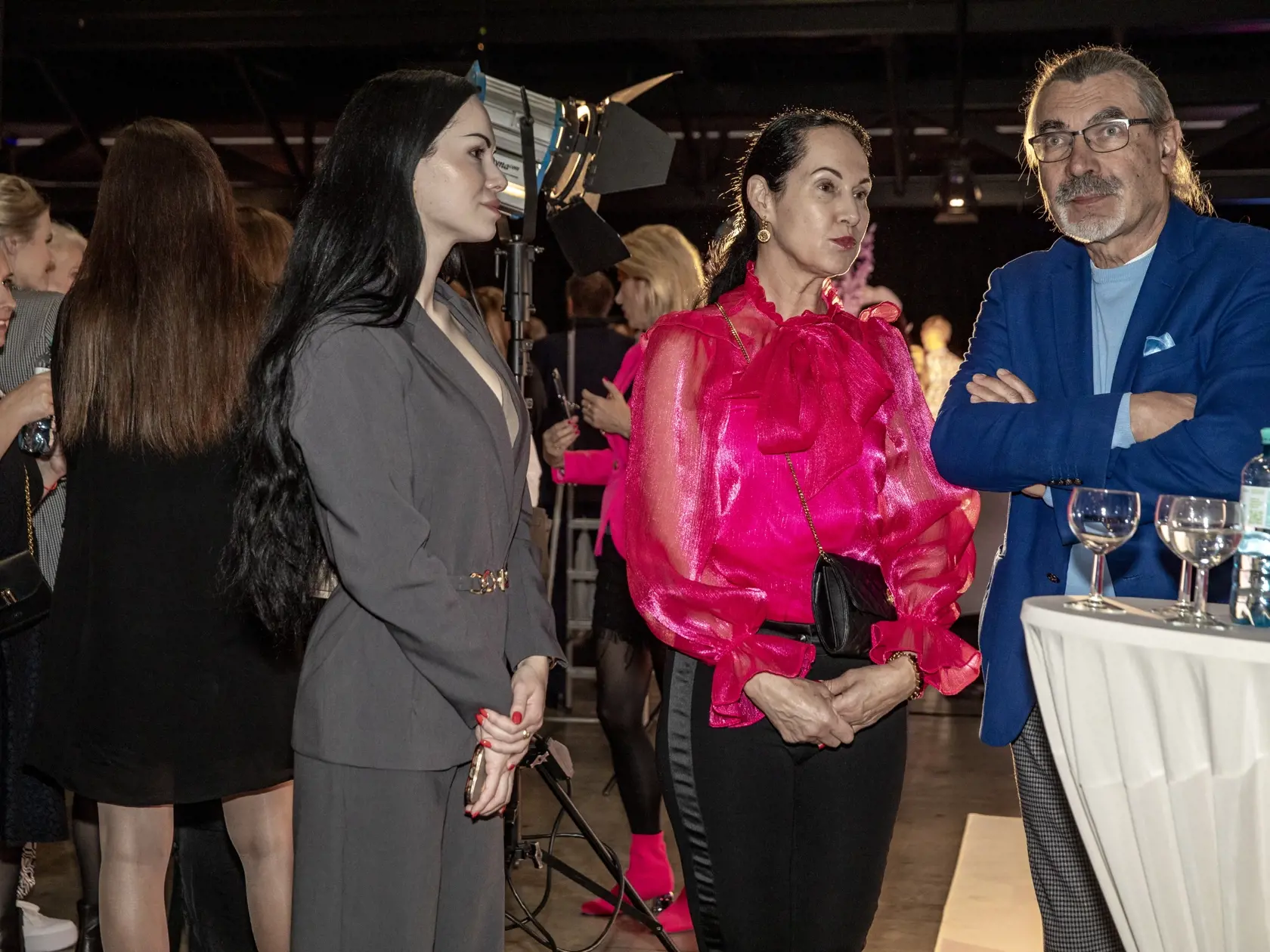 Na snímke je najväčšia módna šou na Slovensku Bratislavské módne dni 2024 v Refinery Gallery. Na fotke je Lucia Kurilovská.