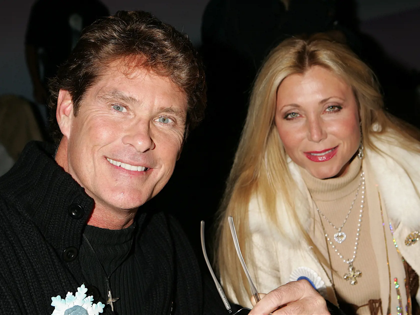  David Hasselhoff s manželkou Pamelou Bach-Hasselhoff pred 20 rokmi v Hollywoode. Rok pred rozvodom.
