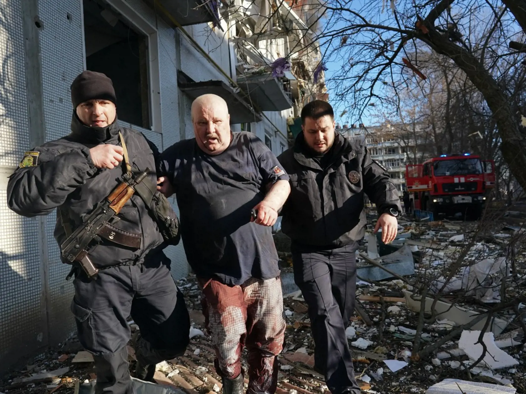 Vojna na Ukrajine a situácia v ukrajinskom meste Čuhujiv.