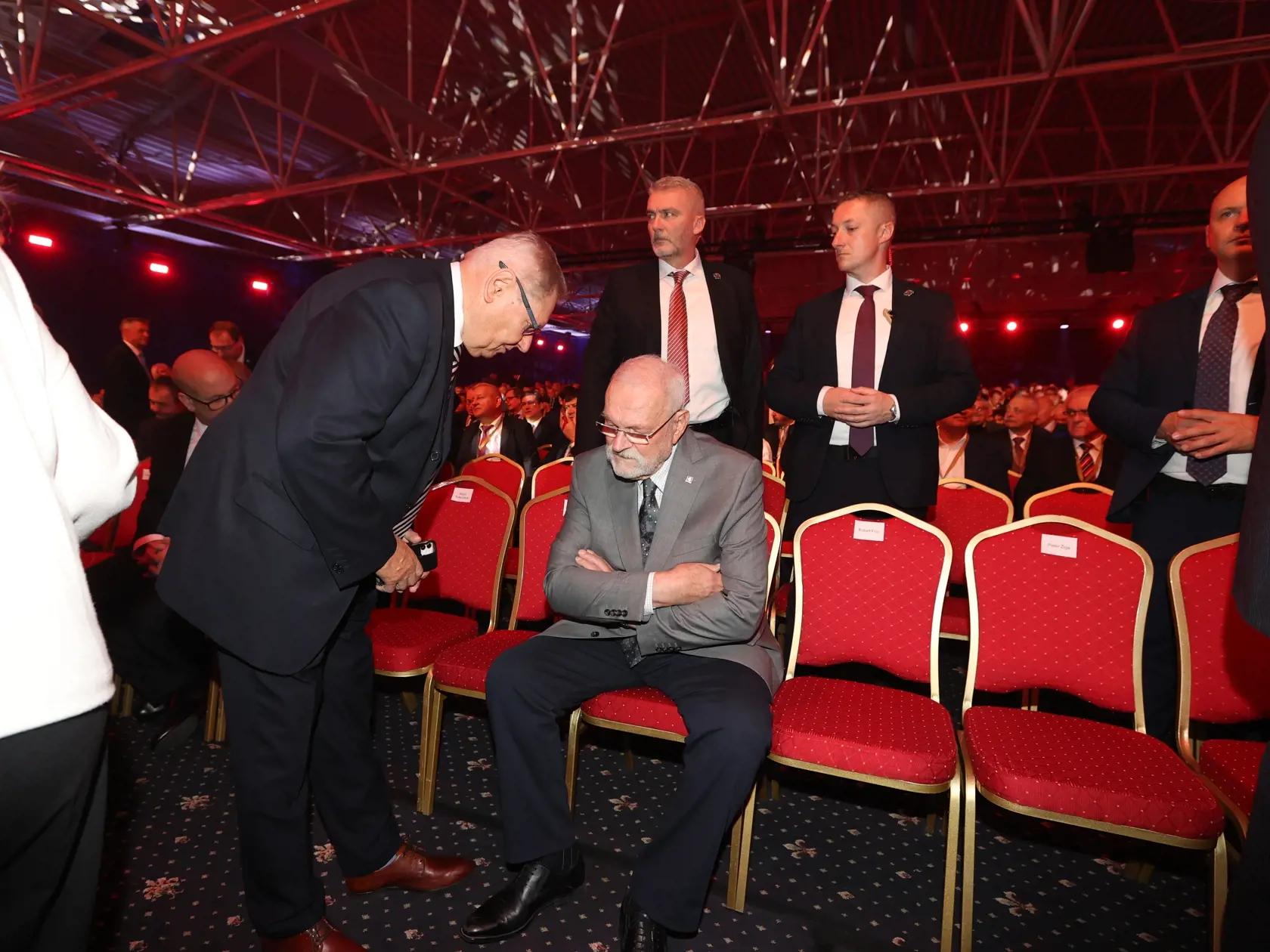 Bývalý prezident Ivan Gašparovič na oslavách strany Smer.
