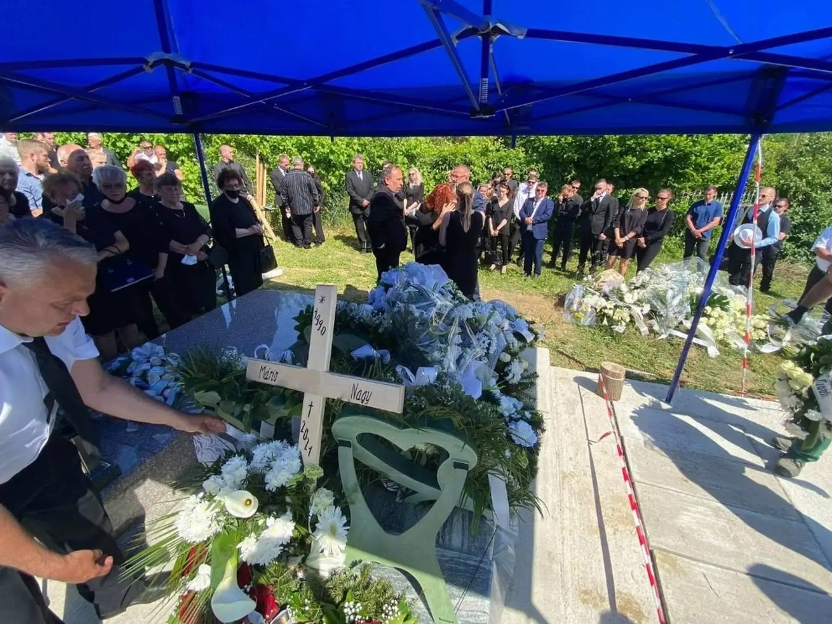 Pohreb tragicky zosnulého posunovača Mária Nagya (†31) z Košíc.