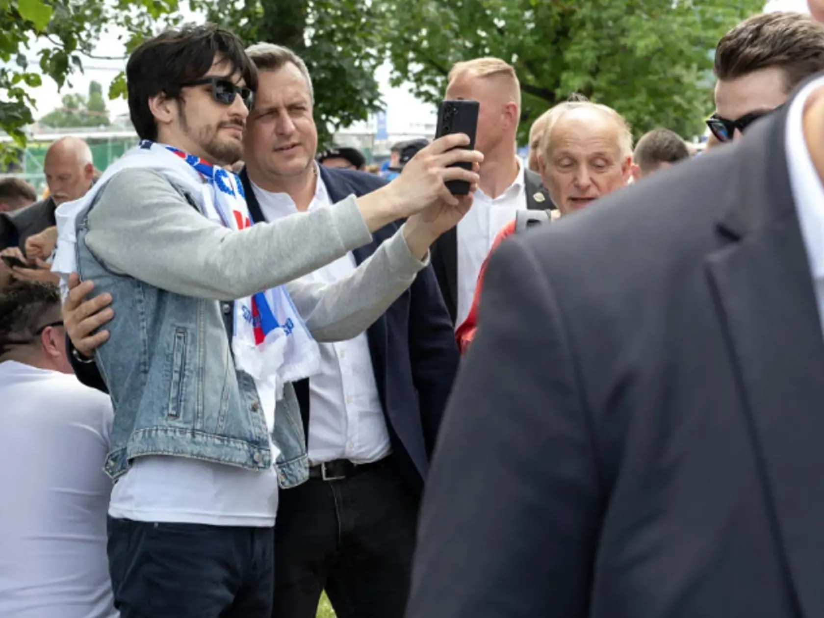 Veľkej popularite sa tešil aj predseda strany SNS Andrej Danko