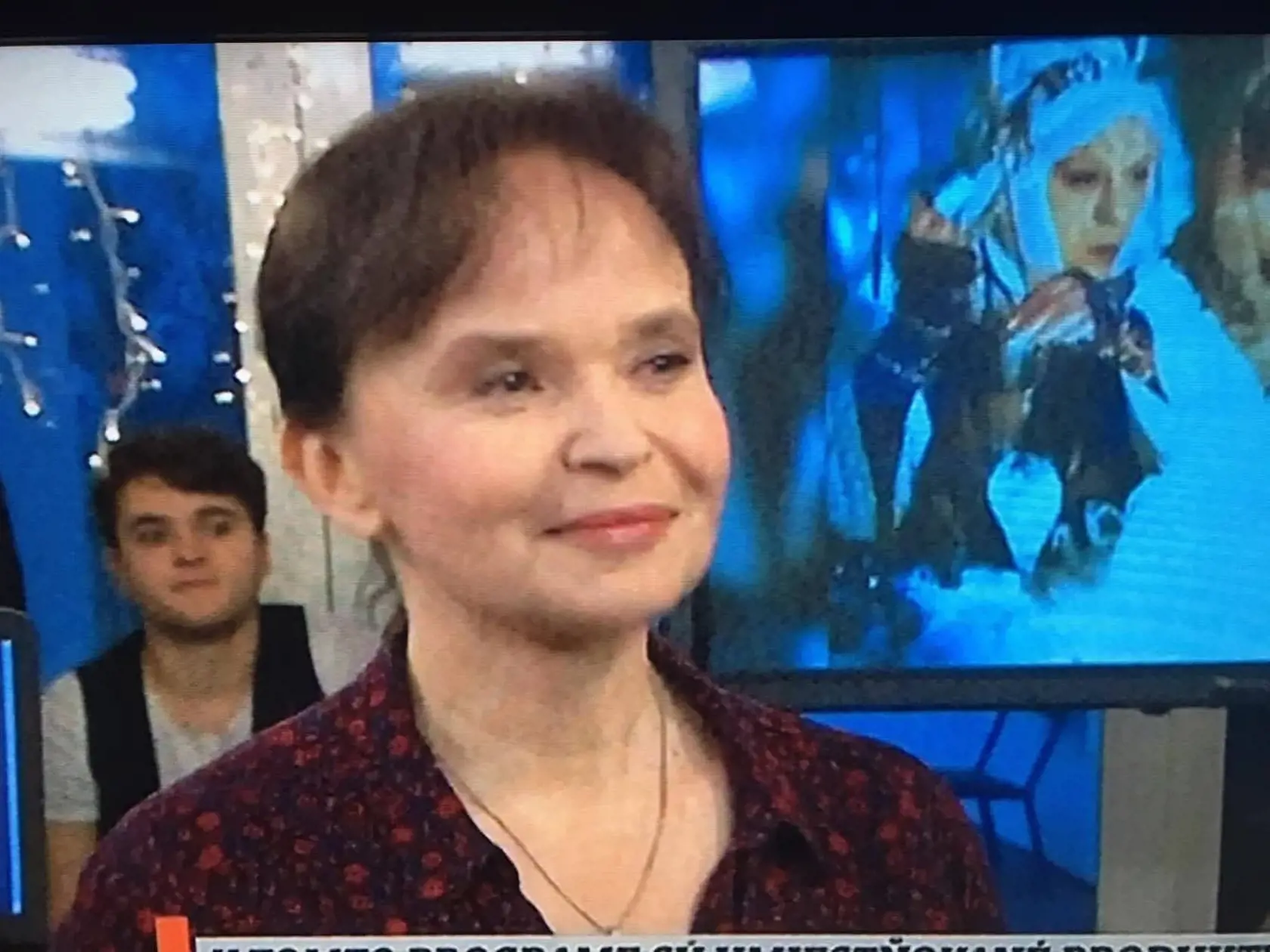 Predstaviteľka Alžbetky Petra Kolevská-Vančíková počas návštevy markizáckeho Telerána. 
