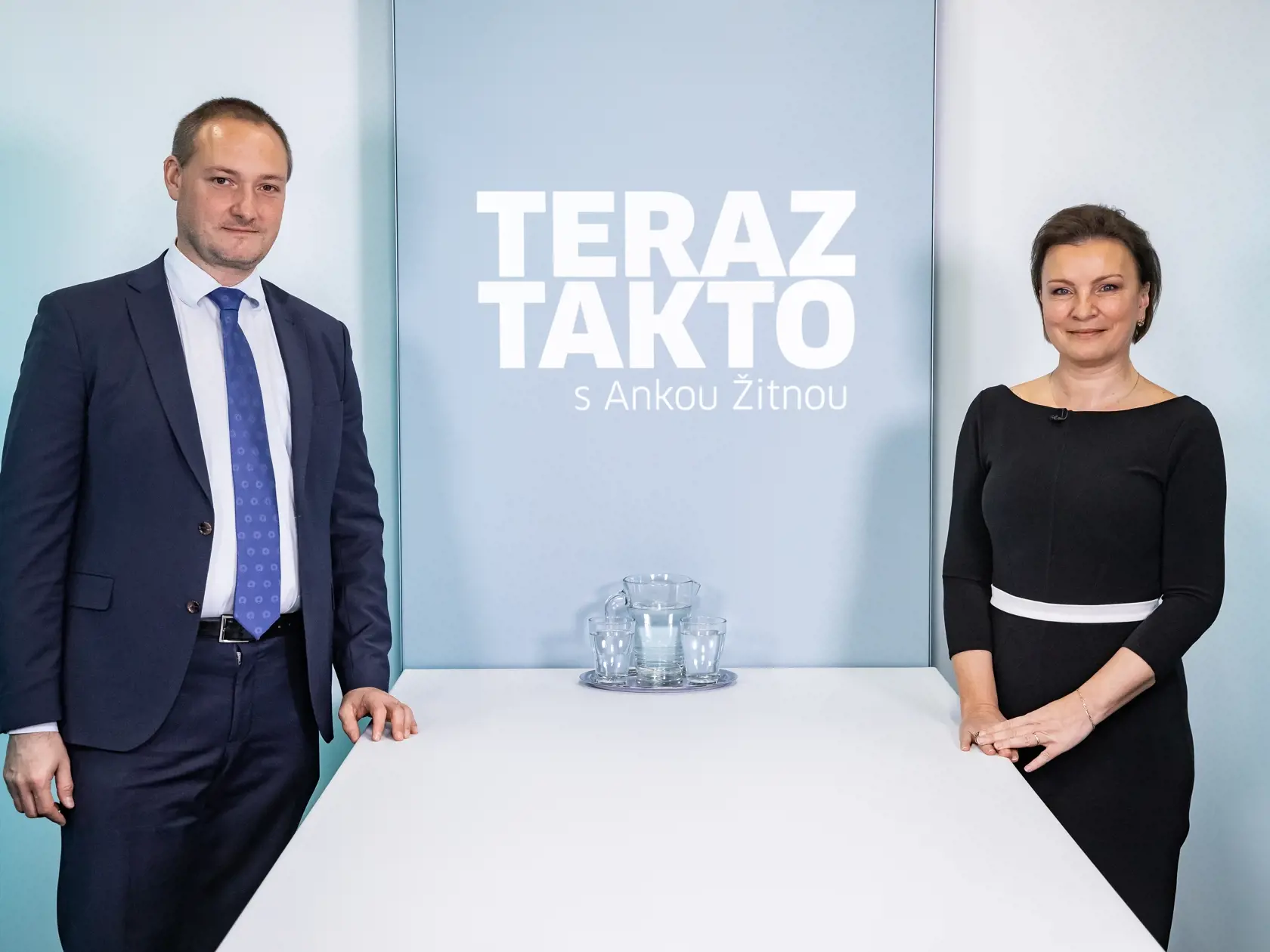 Diskusná relácia "Teraz Takto s Ankou Žitnou", ktorej hosťom bol Eduard Burda, dekan Právnickej fakulty UK.