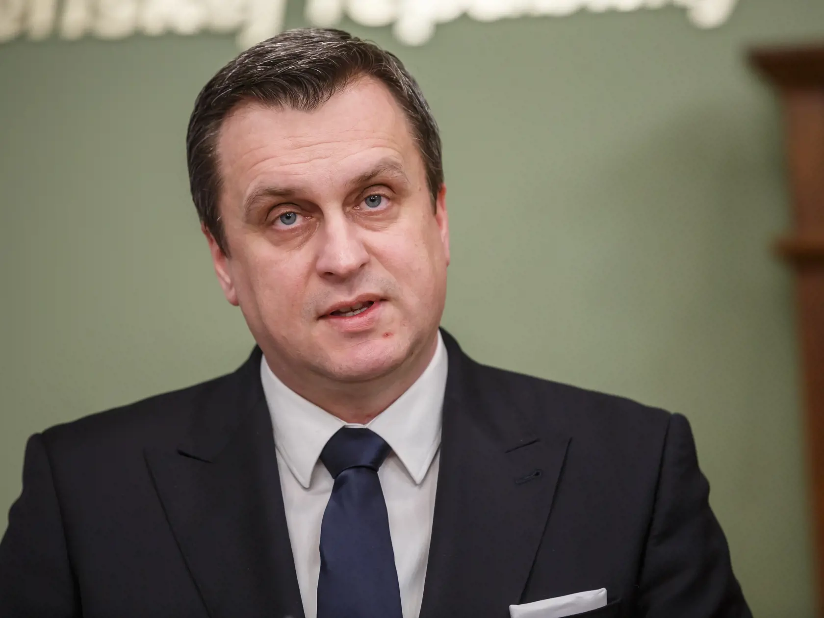Reakcia Andreja Danka na politickú situáciu na Slovensku, na fotke Andrej Danko