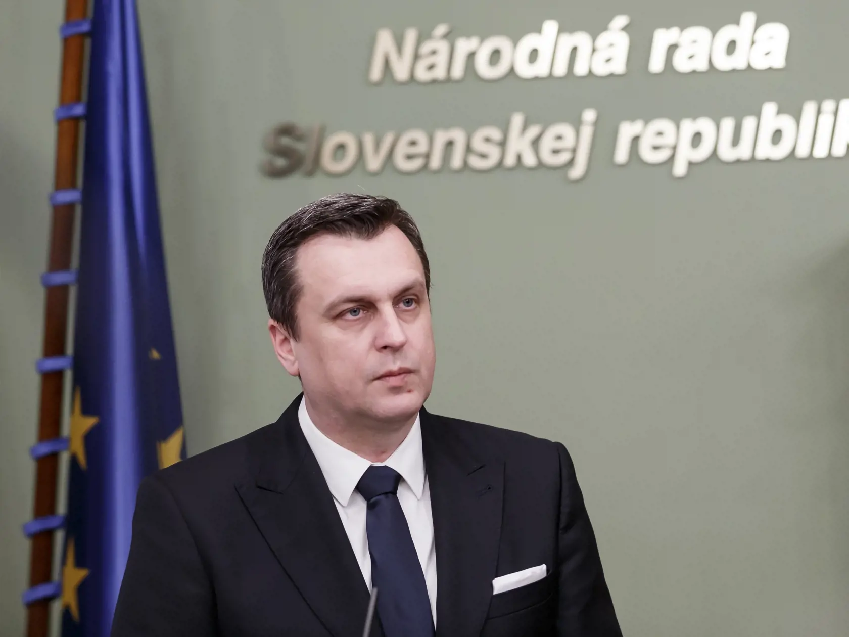 Reakcia Andreja Danka na politickú situáciu na Slovensku, na fotke Andrej Danko
