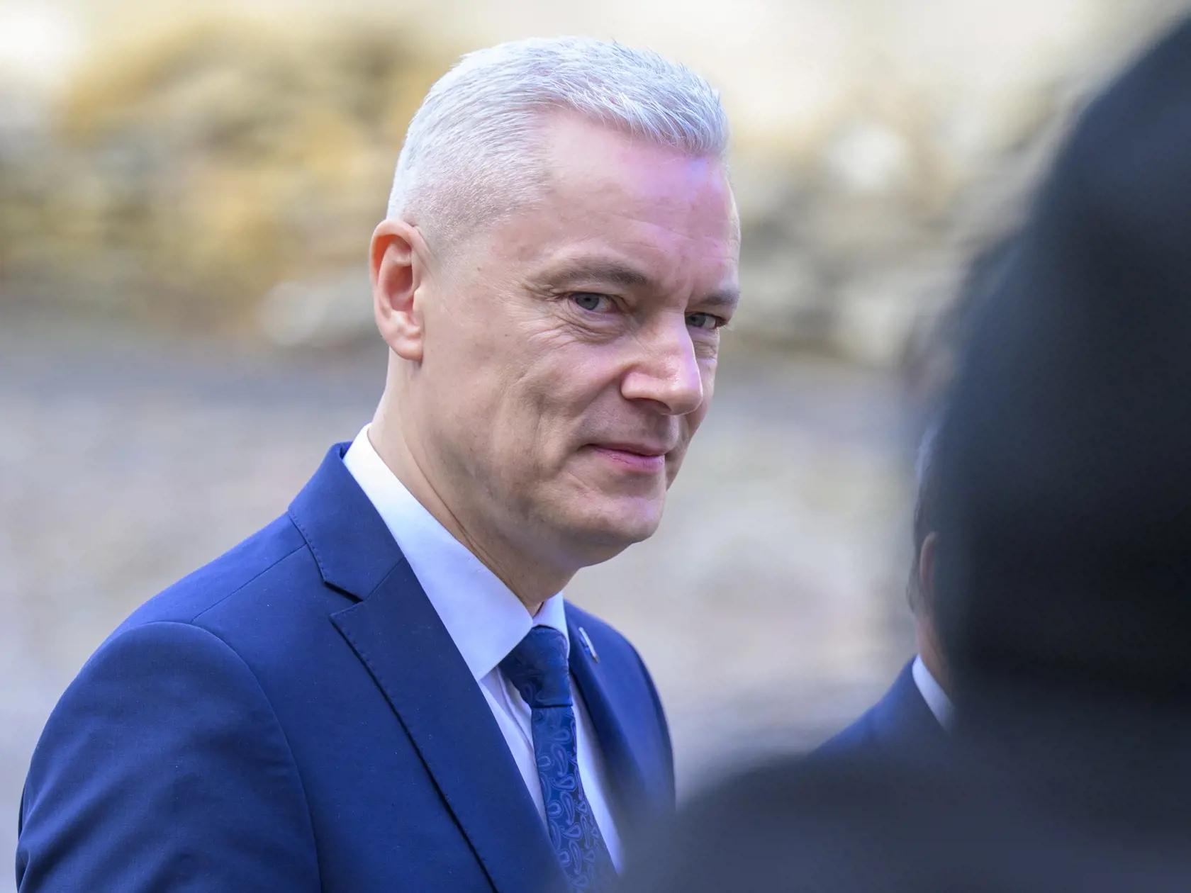Primátor mesta Kežmarok Ján Ferenčák (Hlas) pred výjazdovým rokovaním vlády Slovenskej republiky v Červenom Kláštore 29. januára 2025.