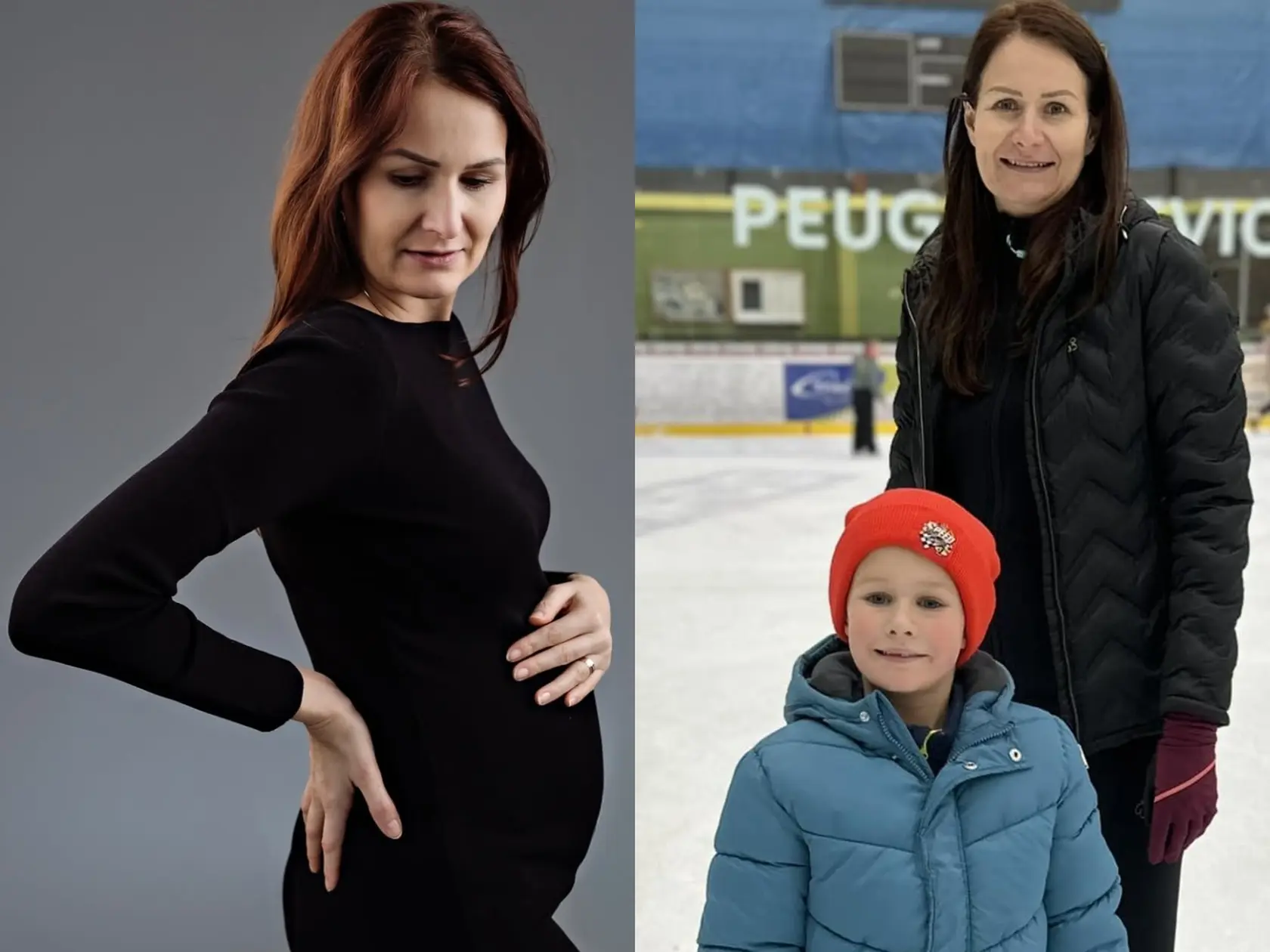 Martina Bajo Holečková so synčekom Hugom. 