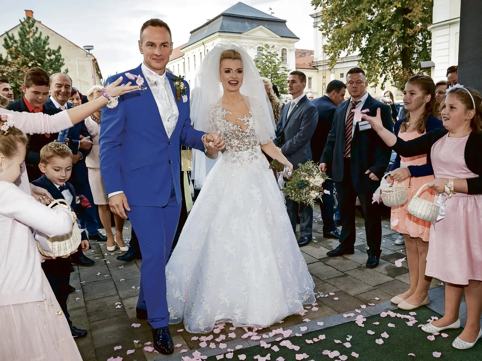 Veľká sláva: Švajdovci sa zobrali pred rokom a pol v Trnave.