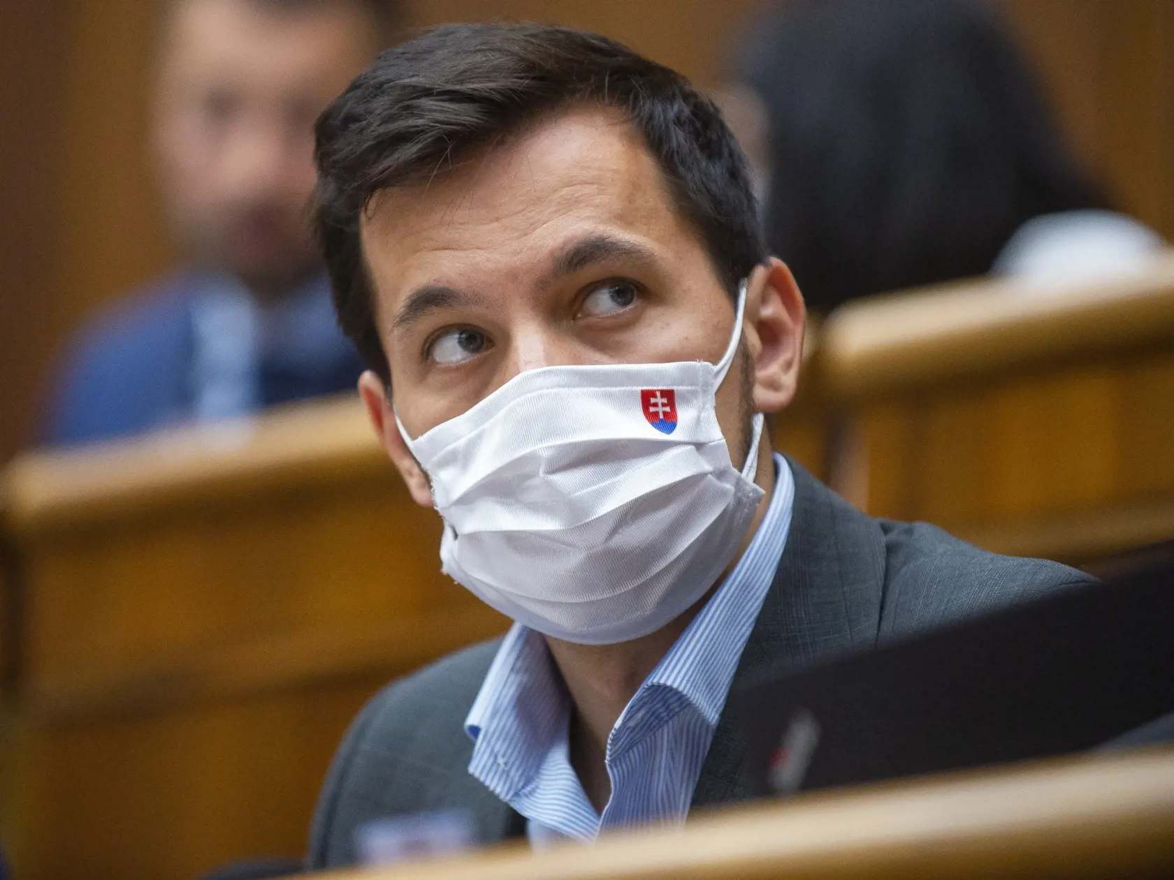 Na snímke je podpredseda NR SR Juraj Šeliga (Za ľudí).