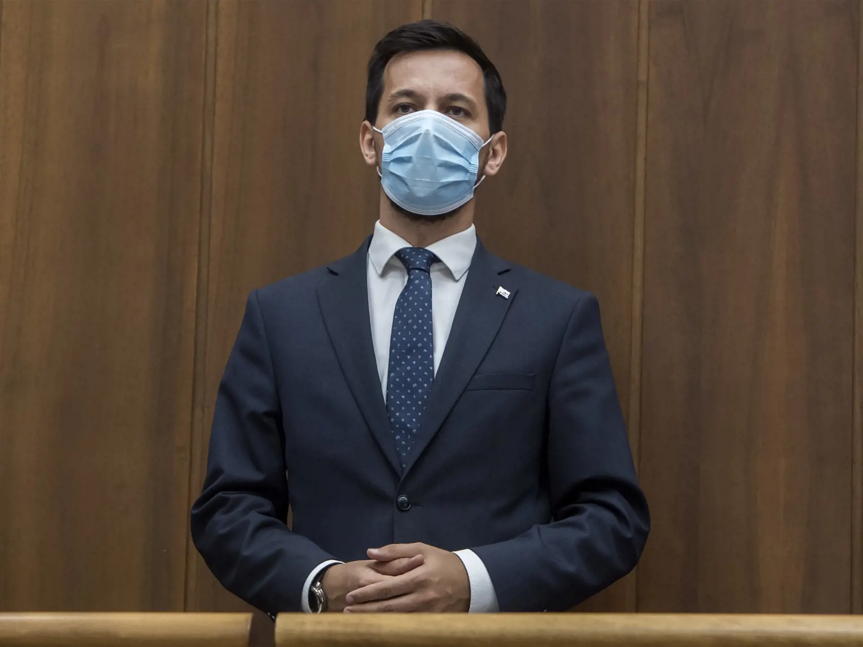 Na snímke je podpredseda NR SR Juraj Šeliga (Za ľudí).