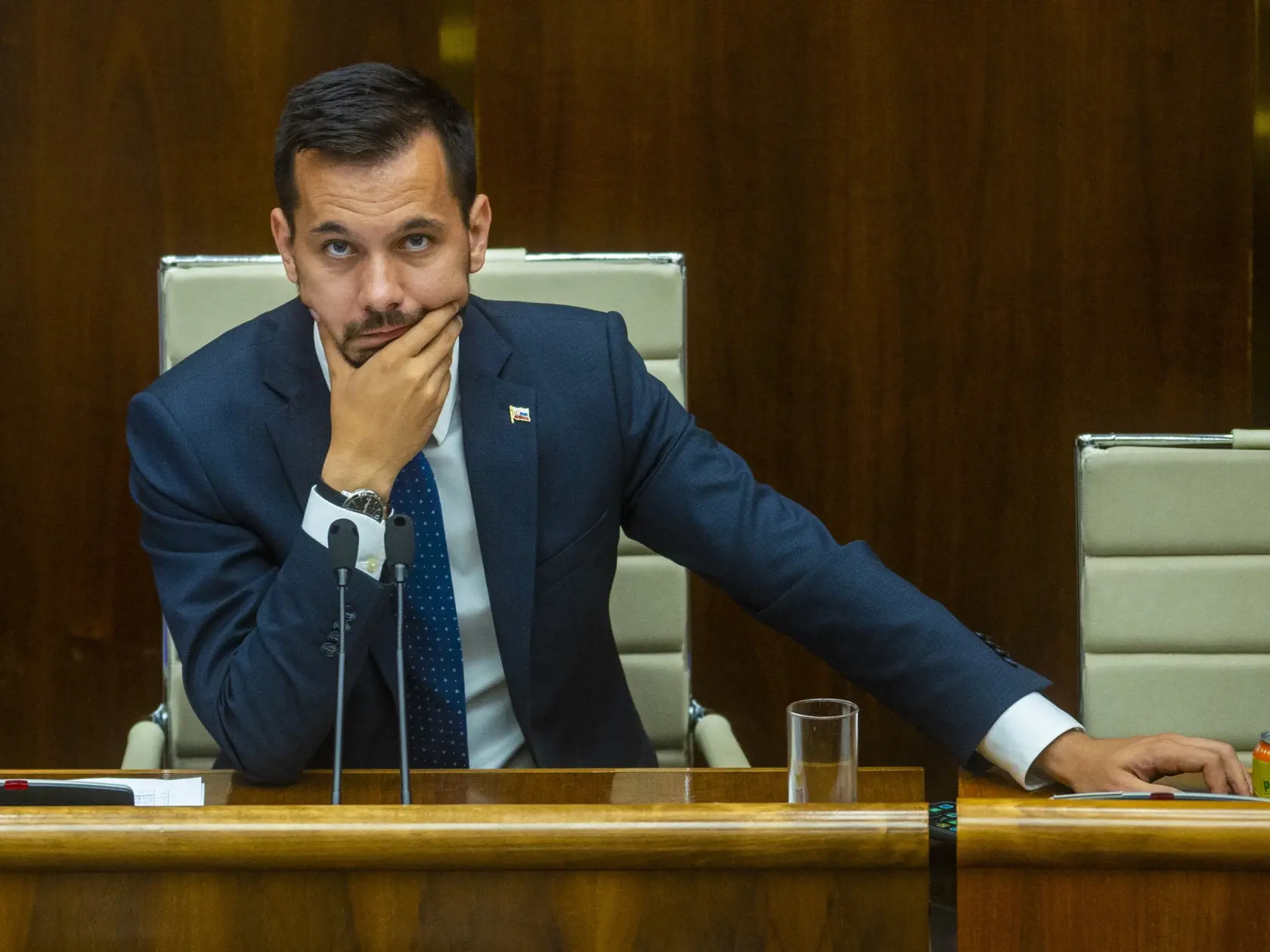 Na snímke je podpredseda NR SR Juraj Šeliga (Za ľudí).