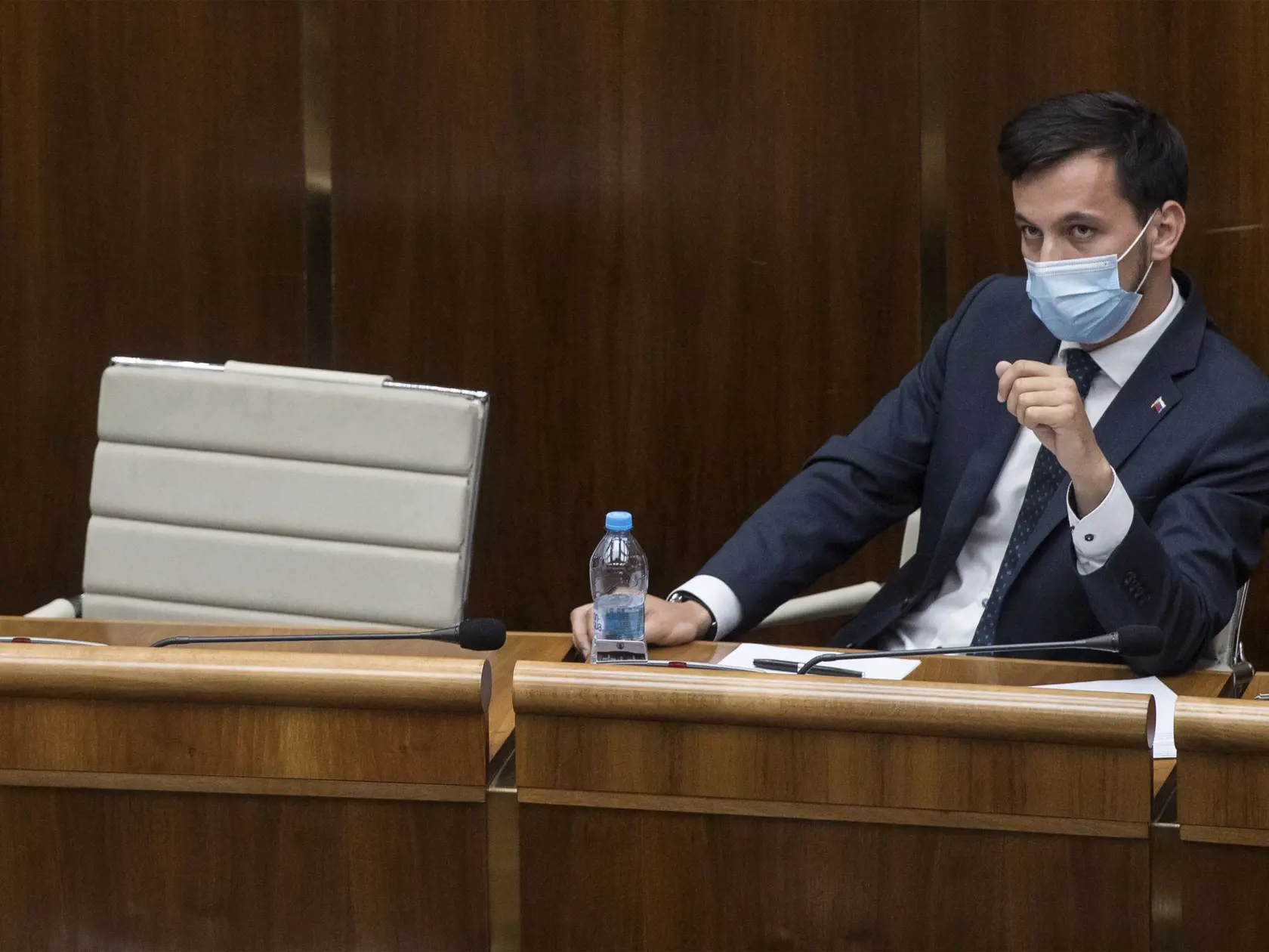 Na snímke je podpredseda NR SR Juraj Šeliga (Za ľudí).
