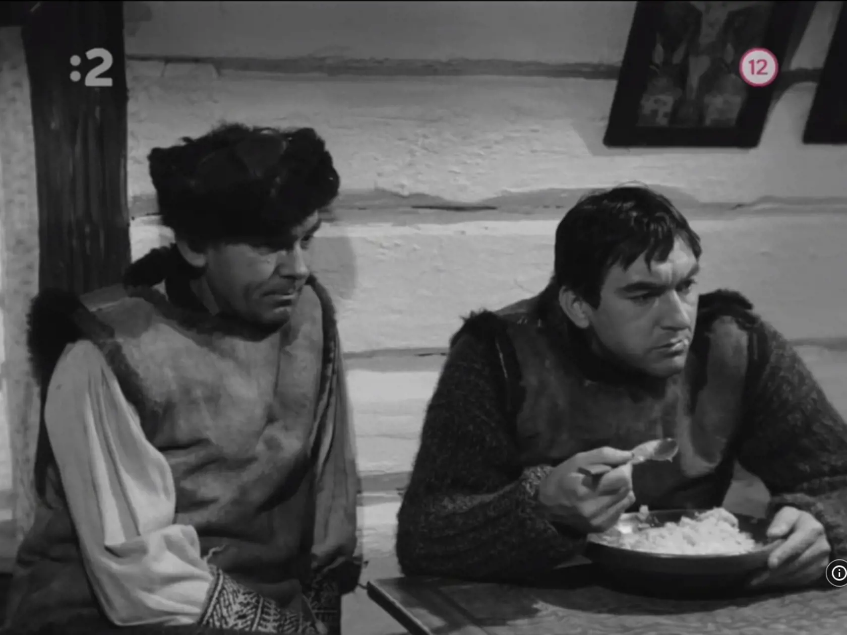 Štefan Kvietik a Vladimír Petruška vo filme Živý bič.
