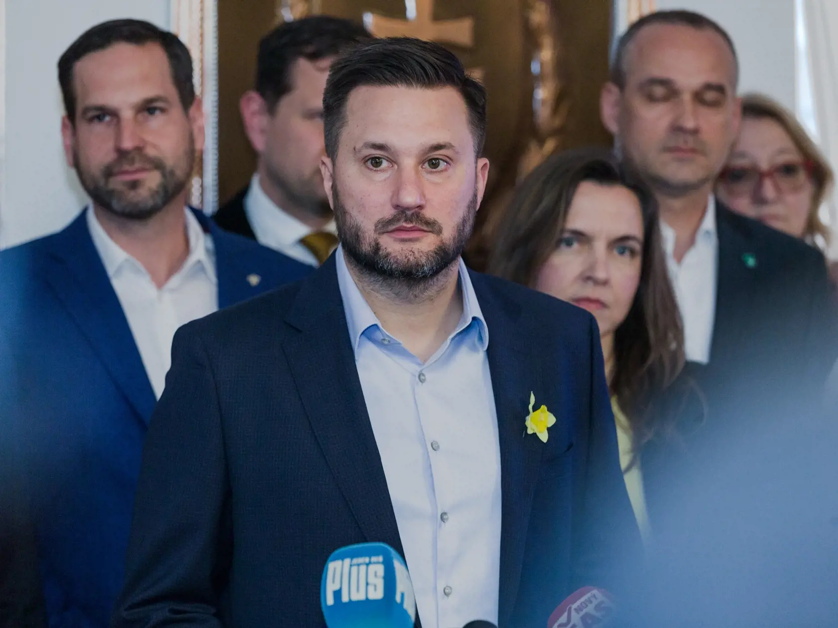 V Bratislave predstavili parkovaciu politiku primátor hlavného mesta Matúš Vallo a starostovia mestských častí.