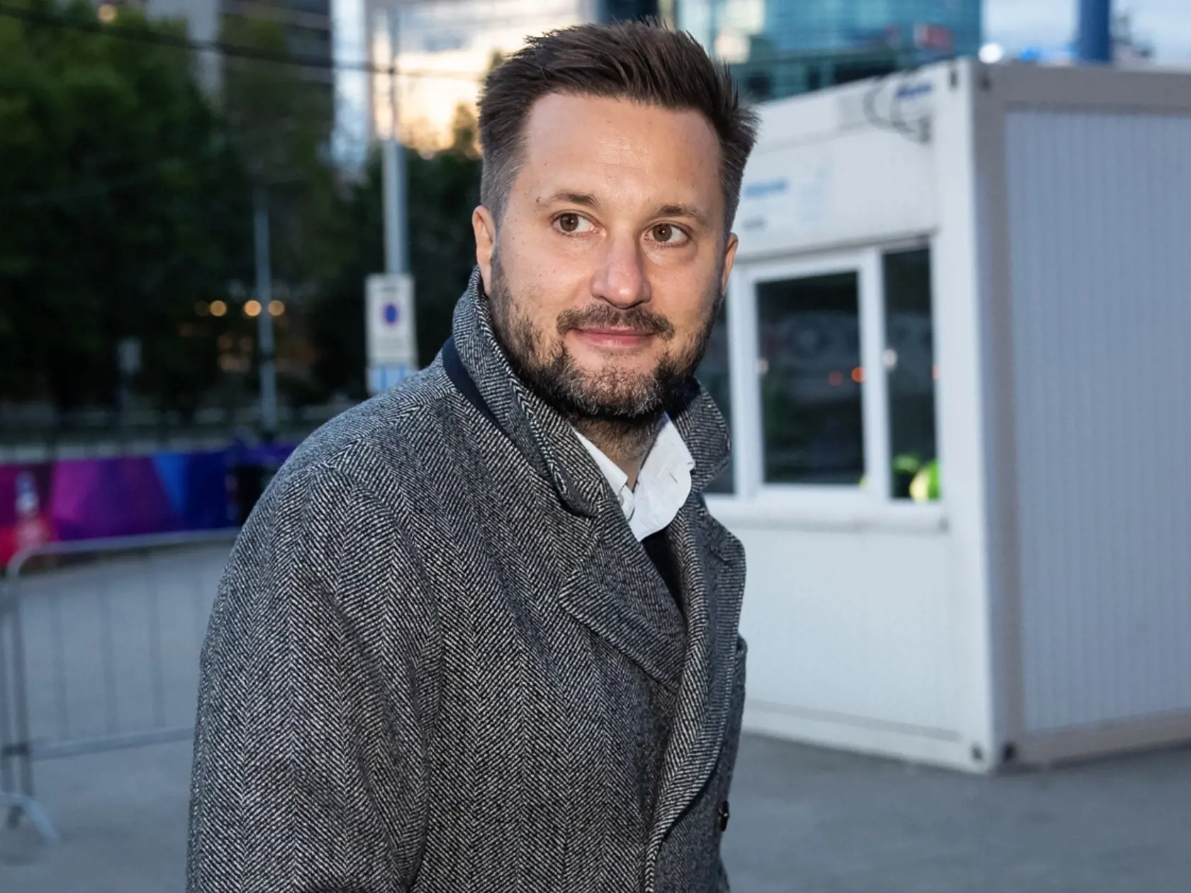 Zápas Slovenska proti Kanade na Majstrovstvách sveta v ľadovom hokeji v košickej Steel aréne. Na snímke Matúš Vallo.