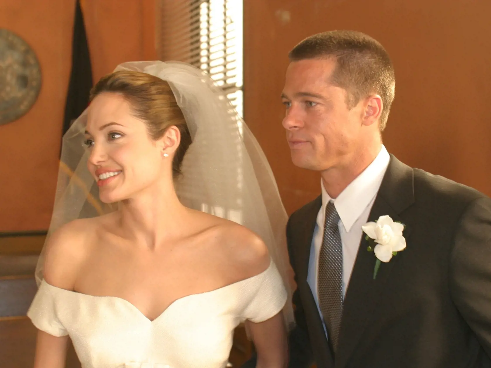Angelina a Brad vo filme Pán a pani Smithovci v roku 2005.