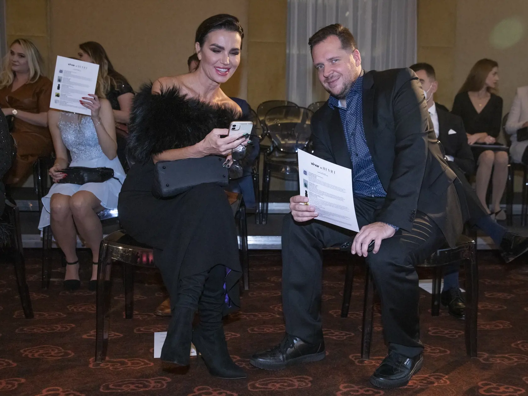 Na snímke dobročinná aukcia v Grand hoteli River Park, spojená s  dražbou dizajnových predmetov. Výťažok išiel pre detskú onkológiu.
Na snímke Silvia Lakatošová.