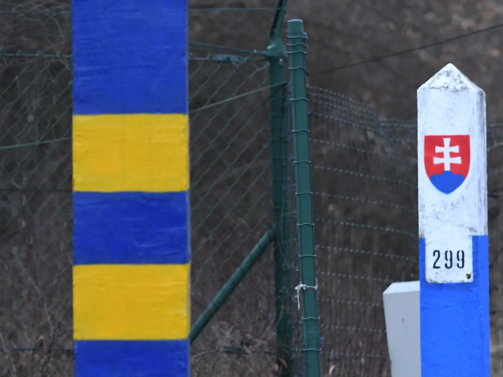 Na snímke hraničný priechod na slovensko-ukrajinskej hranici vo Vyšnom Nemeckom 25. februára 2022. FOTO TASR - Milan Kapusta