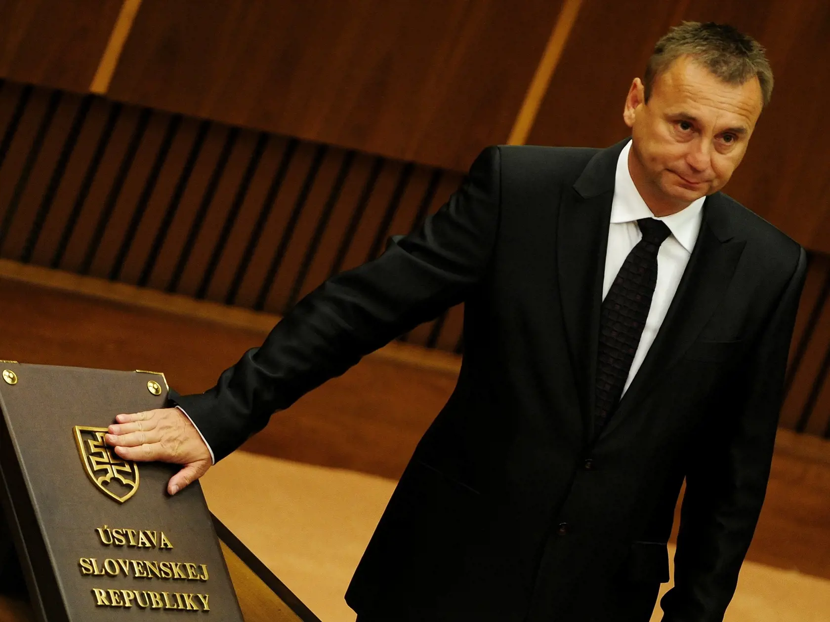 Igor Sidor ako poslanec strany Most-Híd.