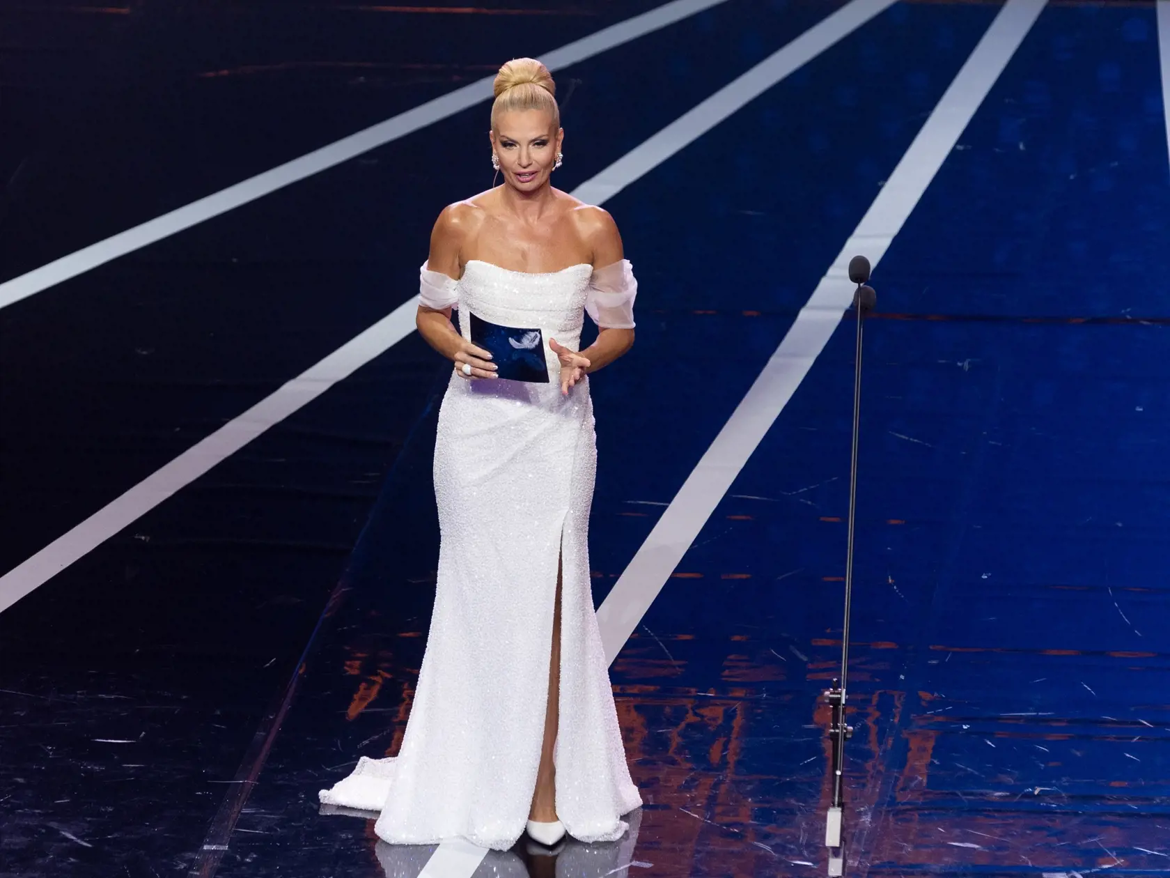 Moderátorka Marianna Ďurianová vyzerala ako anjel.