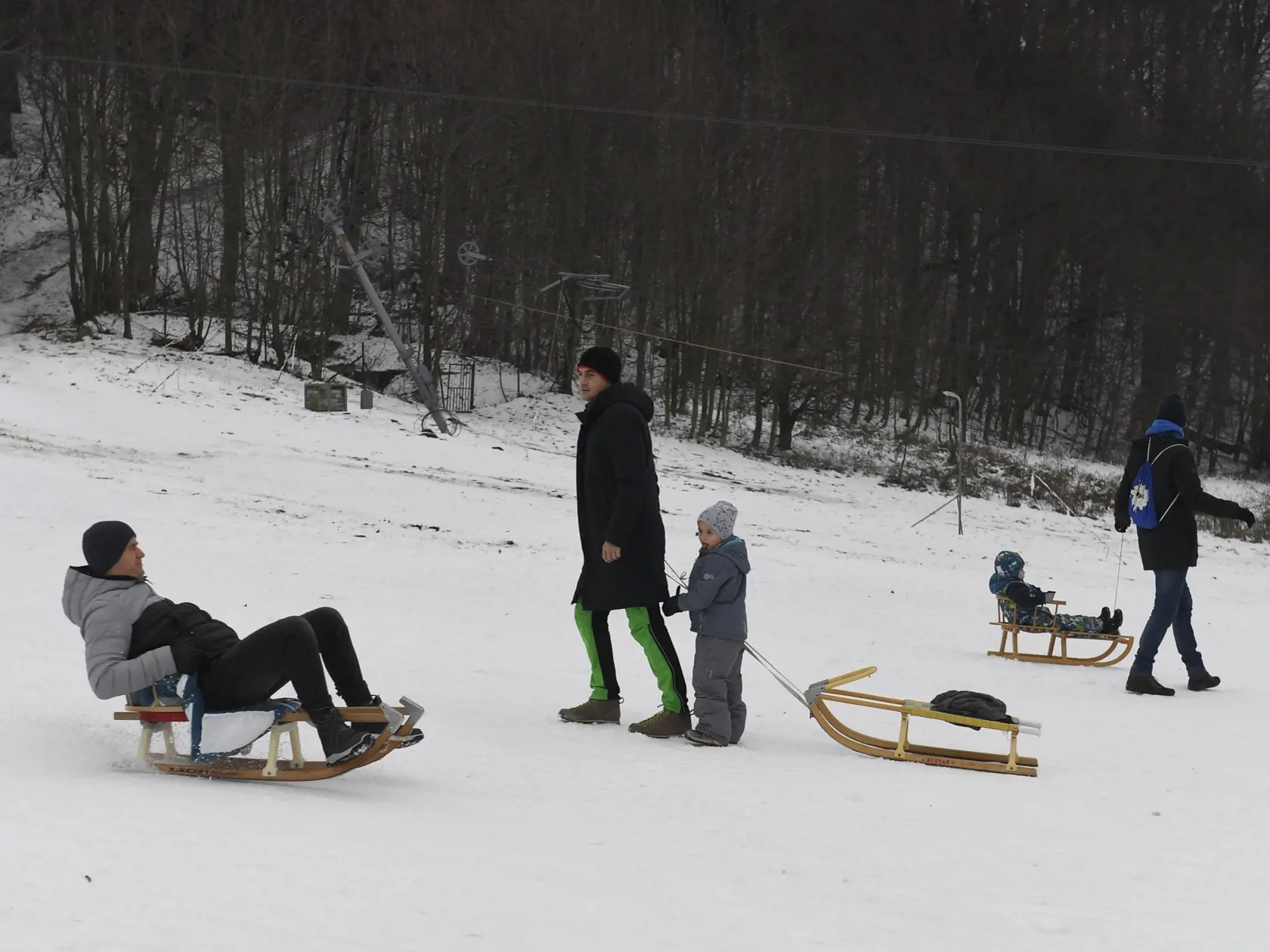 Na snímke lyžiarske stredisko Jahodná pri Košiciach 16. decembra 2021. FOTO TASR - František Iván