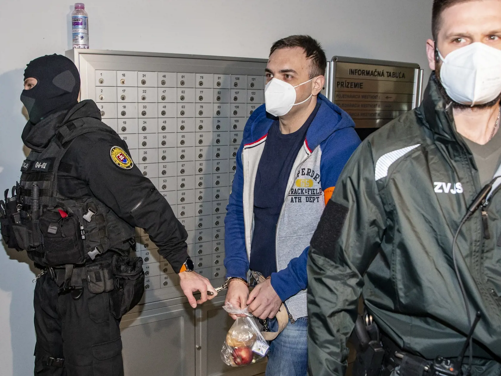 Prípad zavraždeného novinára Jána Kuciaka a jeho snúbenice Martiny Kušnírovej sa vrátil späť na Špecializovaný tresný súd. Na snímke je Darko Dragić.