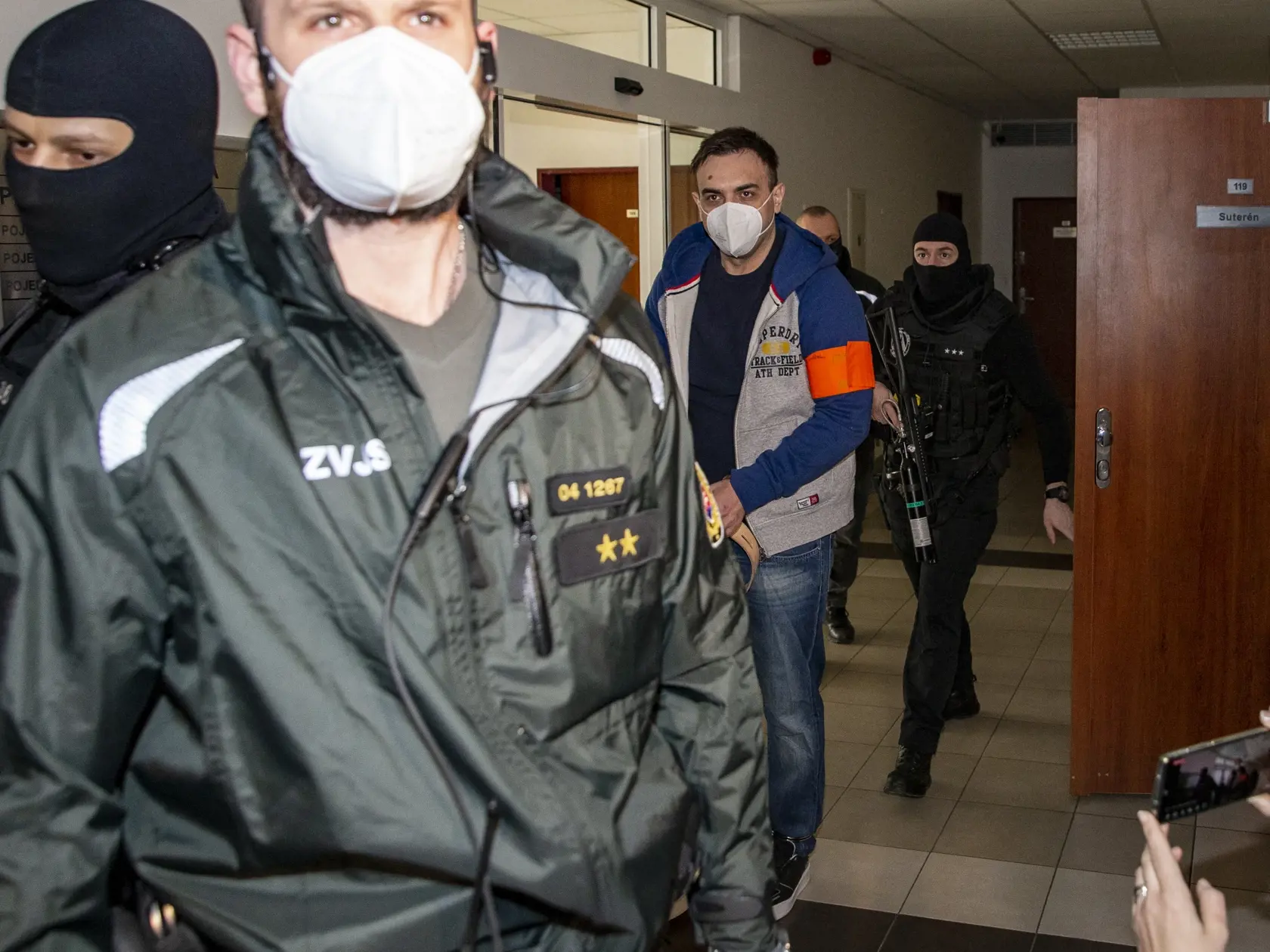 Prípad zavraždeného novinára Jána Kuciaka a jeho snúbenice Martiny Kušnírovej sa vrátil späť na Špecializovaný tresný súd. Na snímke je Darko Dragić.