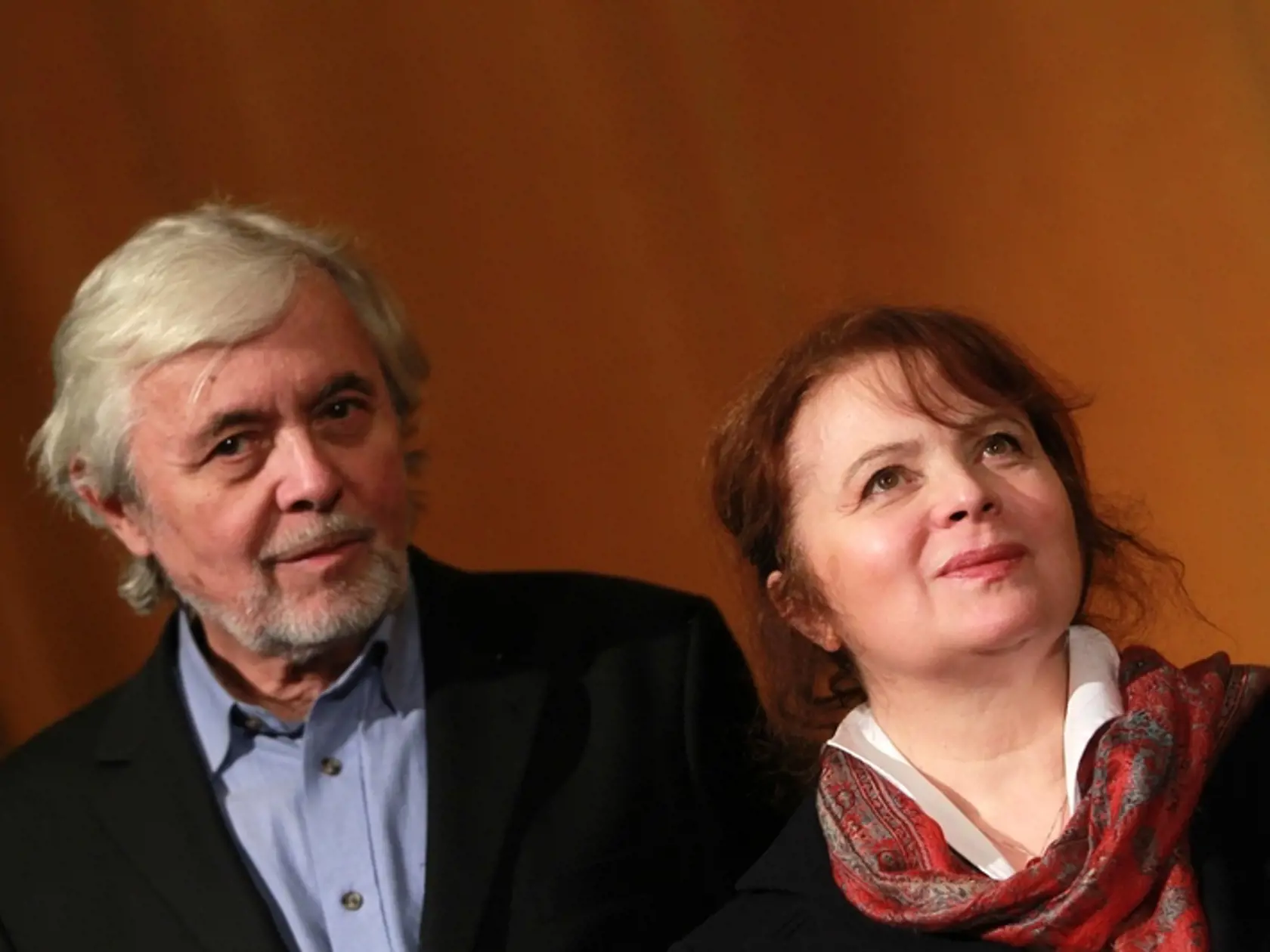 Libuše Šafránková s manželom Josefom Abrhámom.