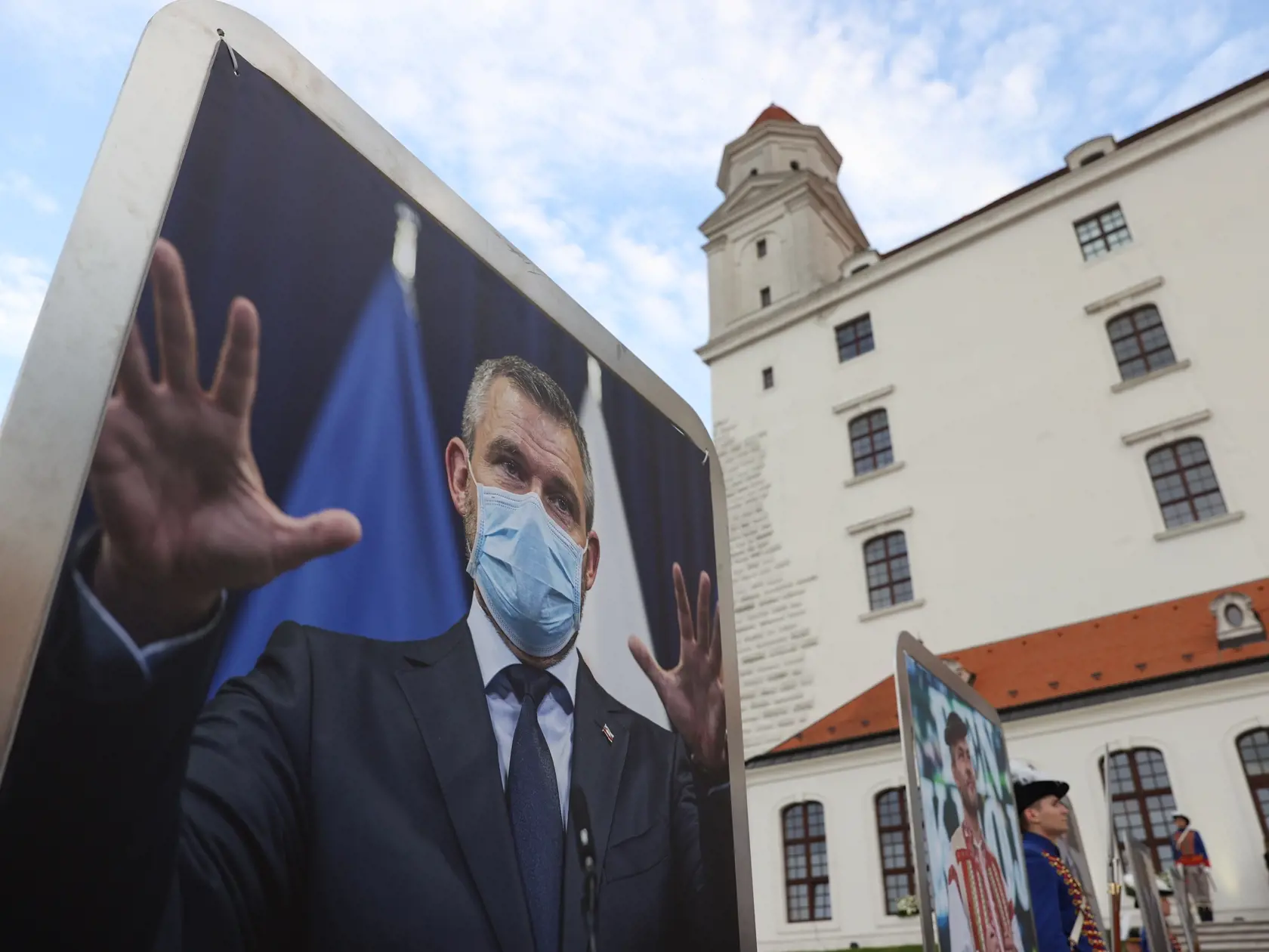 Slávnostná recepcia prezidenta SR Petra Pellegriniho na Bratislavskom hrade.