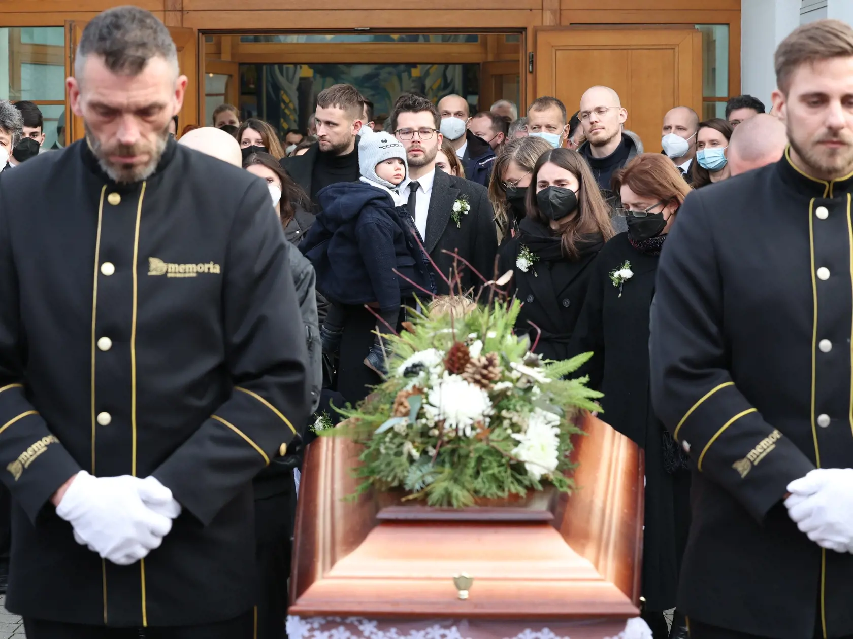 Posledná rozlúčka s profesorom Vladimírom Krčmérym v Kostole sv. Vincenta de Paul 29. decembra 2022.