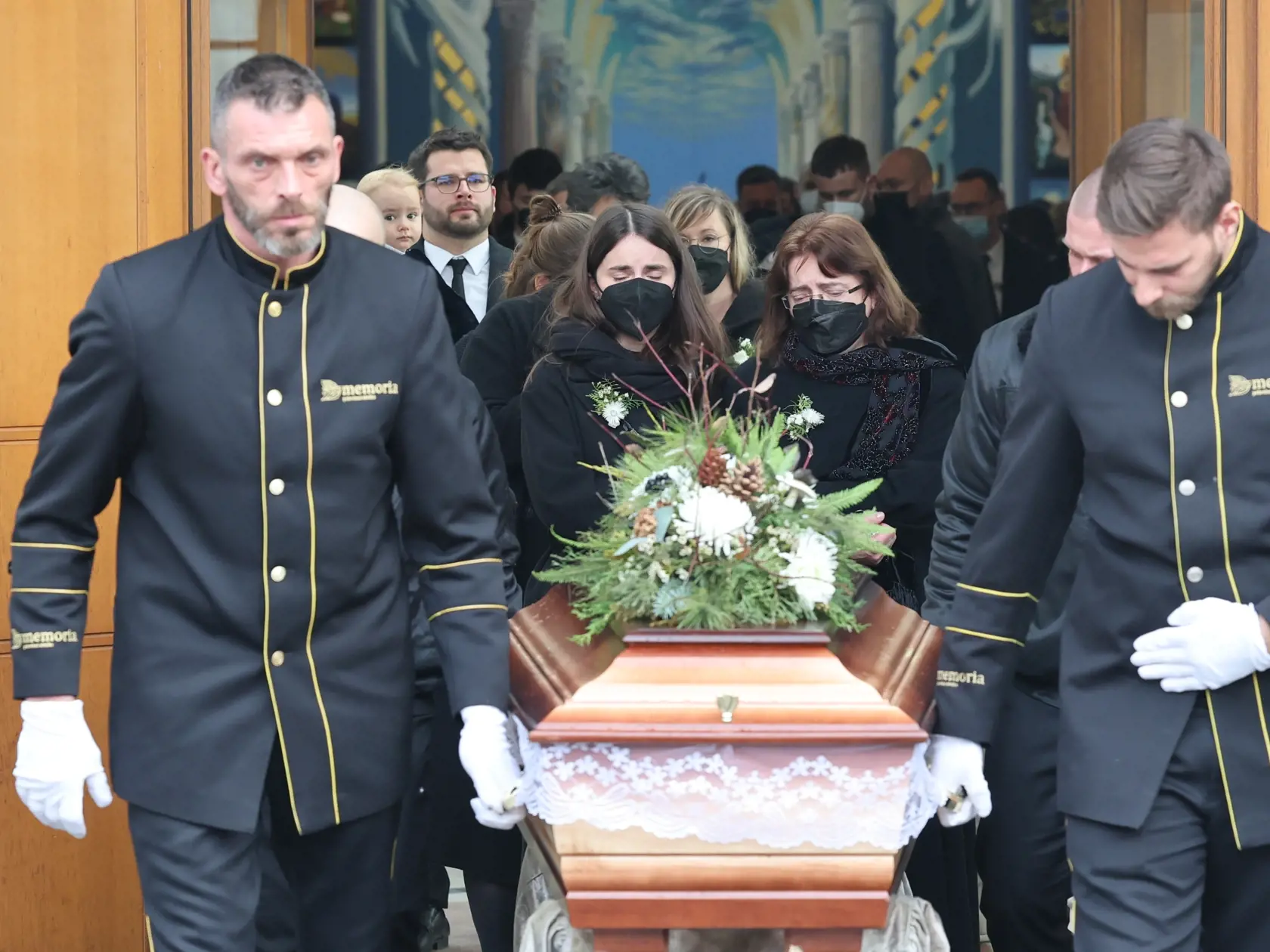 Posledná rozlúčka s profesorom Vladimírom Krčmérym v Kostole sv. Vincenta de Paul 29. decembra 2022.