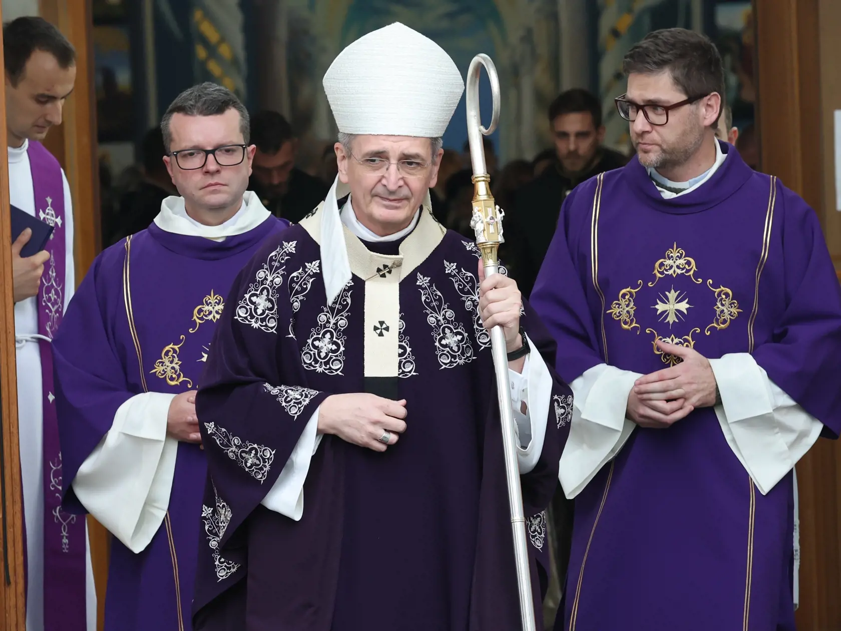 Posledná rozlúčka s profesorom Vladimírom Krčmérym v Kostole sv. Vincenta de Paul 29. decembra 2022.